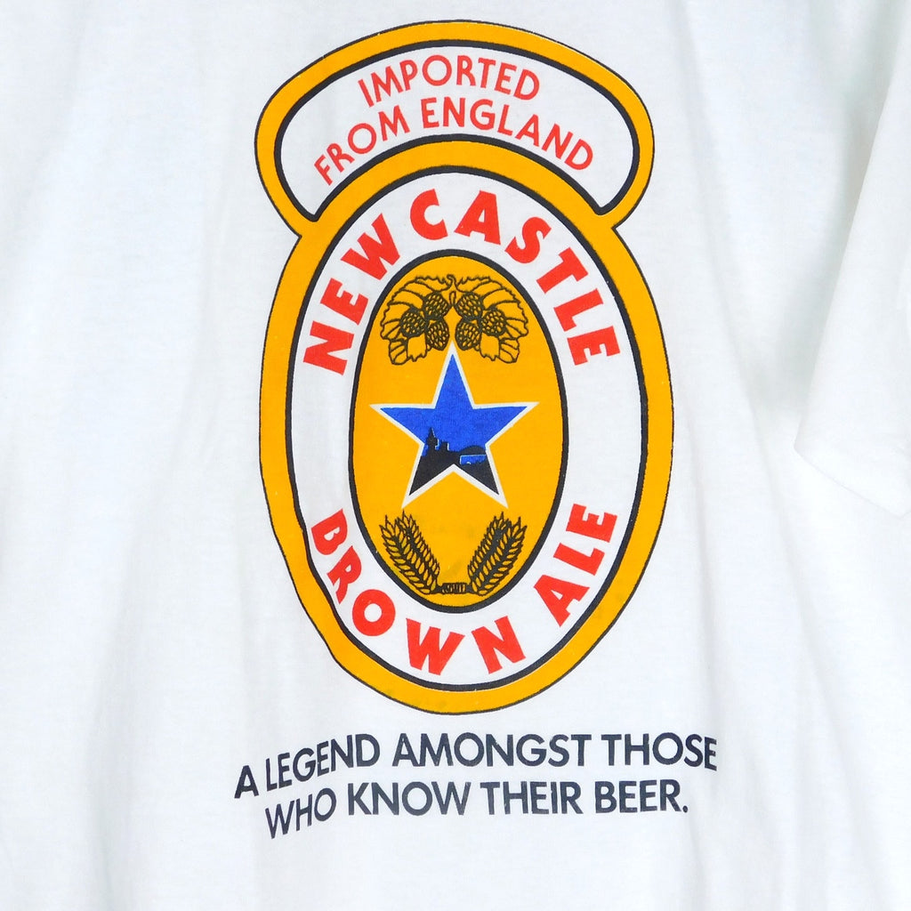 90s Newcastle Brown Ale T Shirt - Size XL