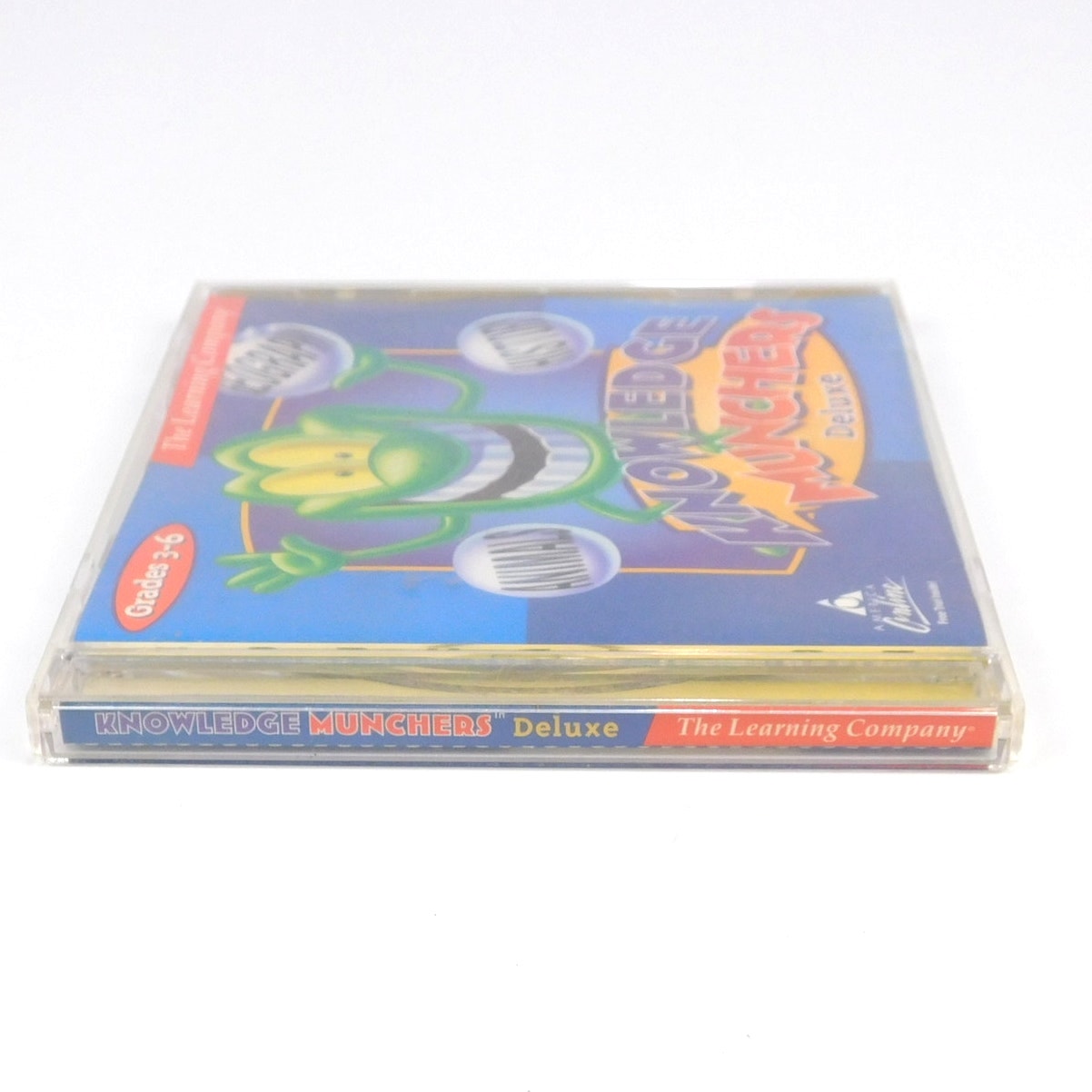 Knowledge Munchers Deluxe PC CD ROM Game Tested Complete In Jewel Case 1997 TLC