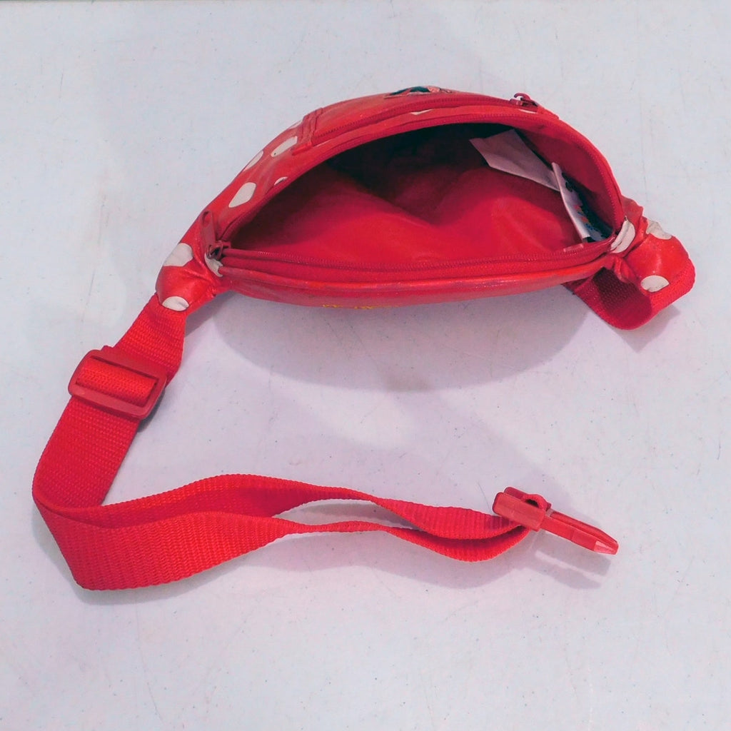 Vintage Walt Disney World Kids Minnie Mouse Belt Bag Fanny Pack Faux Leather