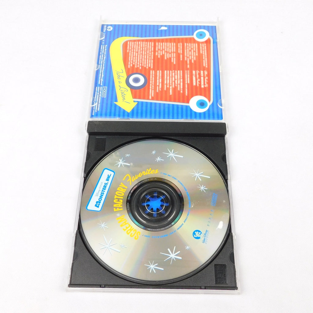 Monsters Inc Scream Factory Favorites CD 2002 Tested Disney Records 60789-7