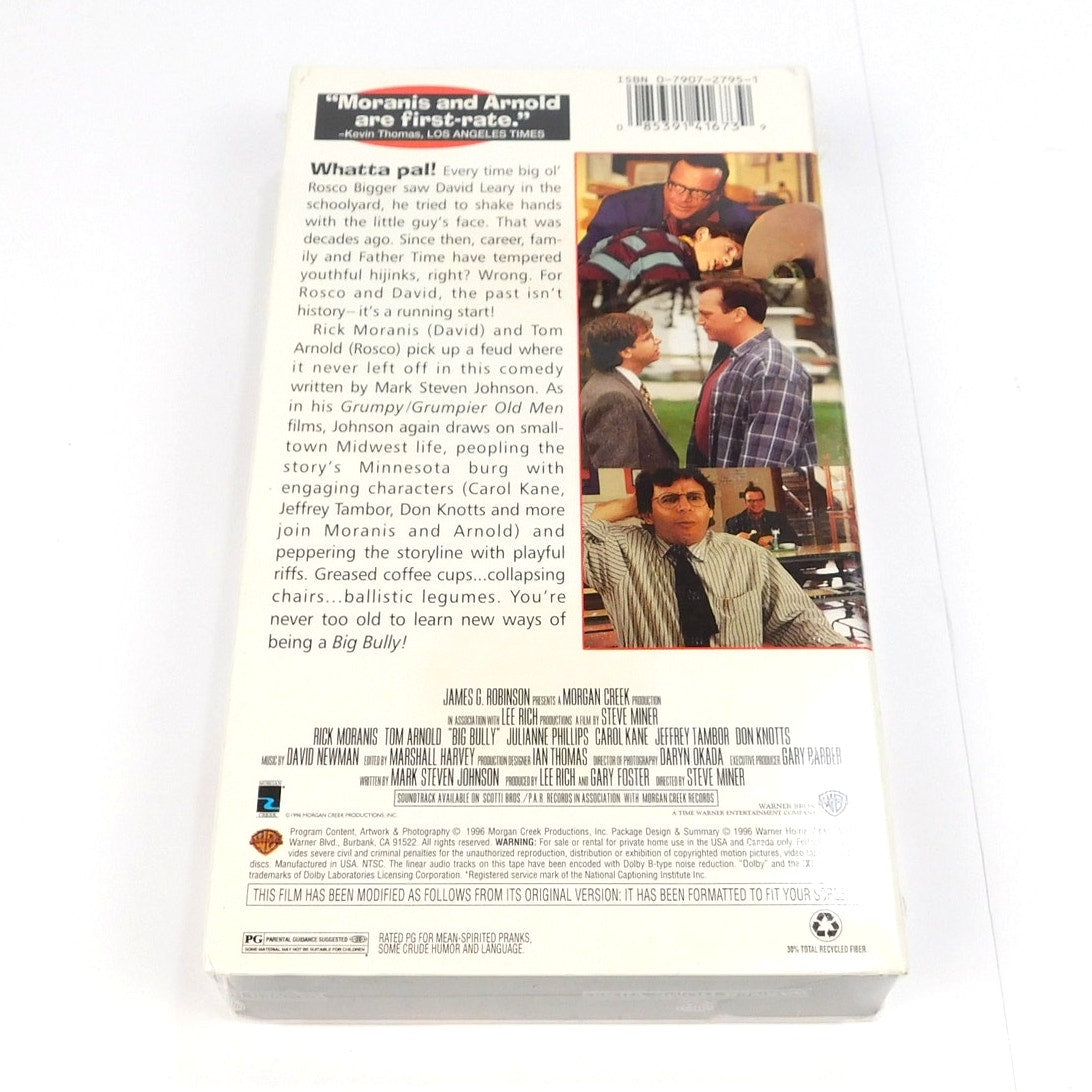 Big Bully VHS 1996 Rick Moranis Tom Arnold Factory Sealed Warner Bros Big Lots