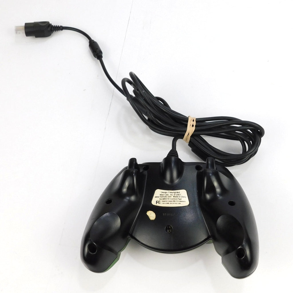 Mad Catz Original Xbox Controller 4516 Translucent Green Wired Y2K 2001