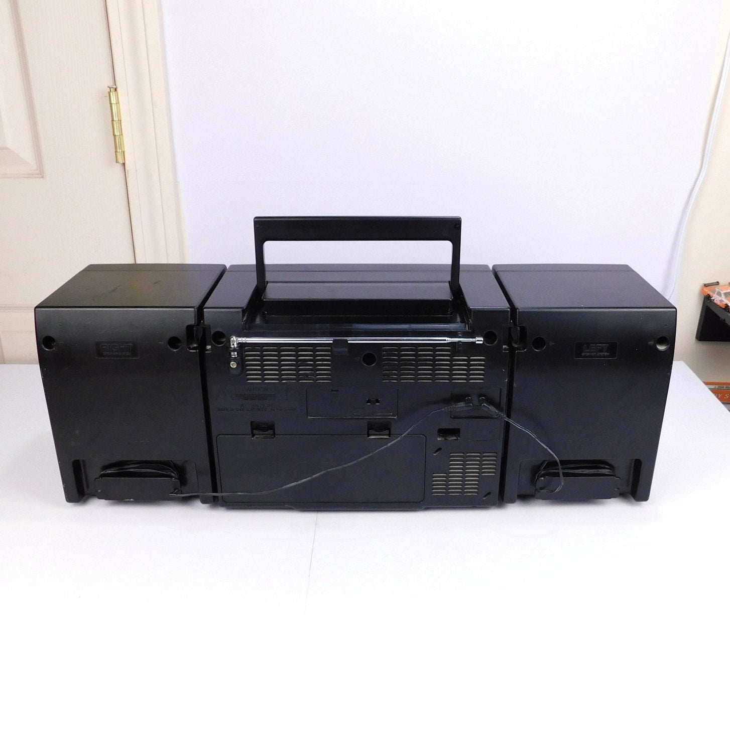 Sony CFS-W455 Dual Cassette Portable Stereo Boombox Radio Fully Tested 1994