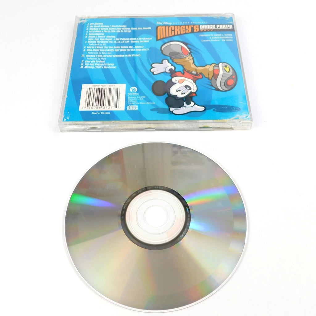Disney Mickey's Dance Party CD 2001 Walt Disney Records Mickey Mouse Tested