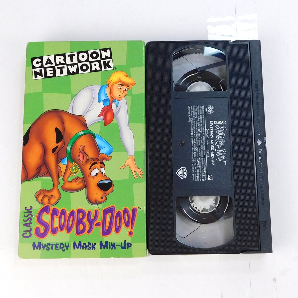 Scooby Doo Mystery Mask Mix Up VHS 1998 Cartoon Network Classic Tested H1441