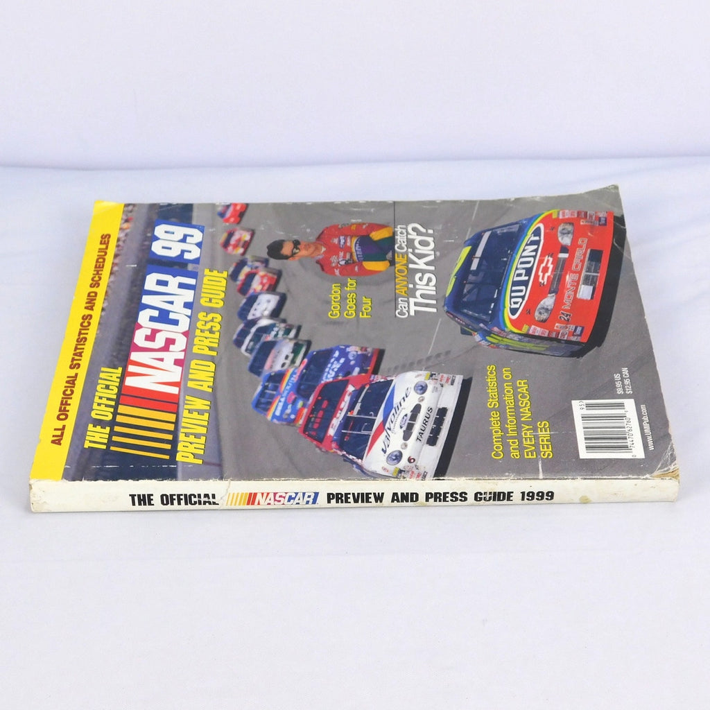 Vintage NASCAR 1999 Preview And Press Guide Schedules Stats Jeff Gordon