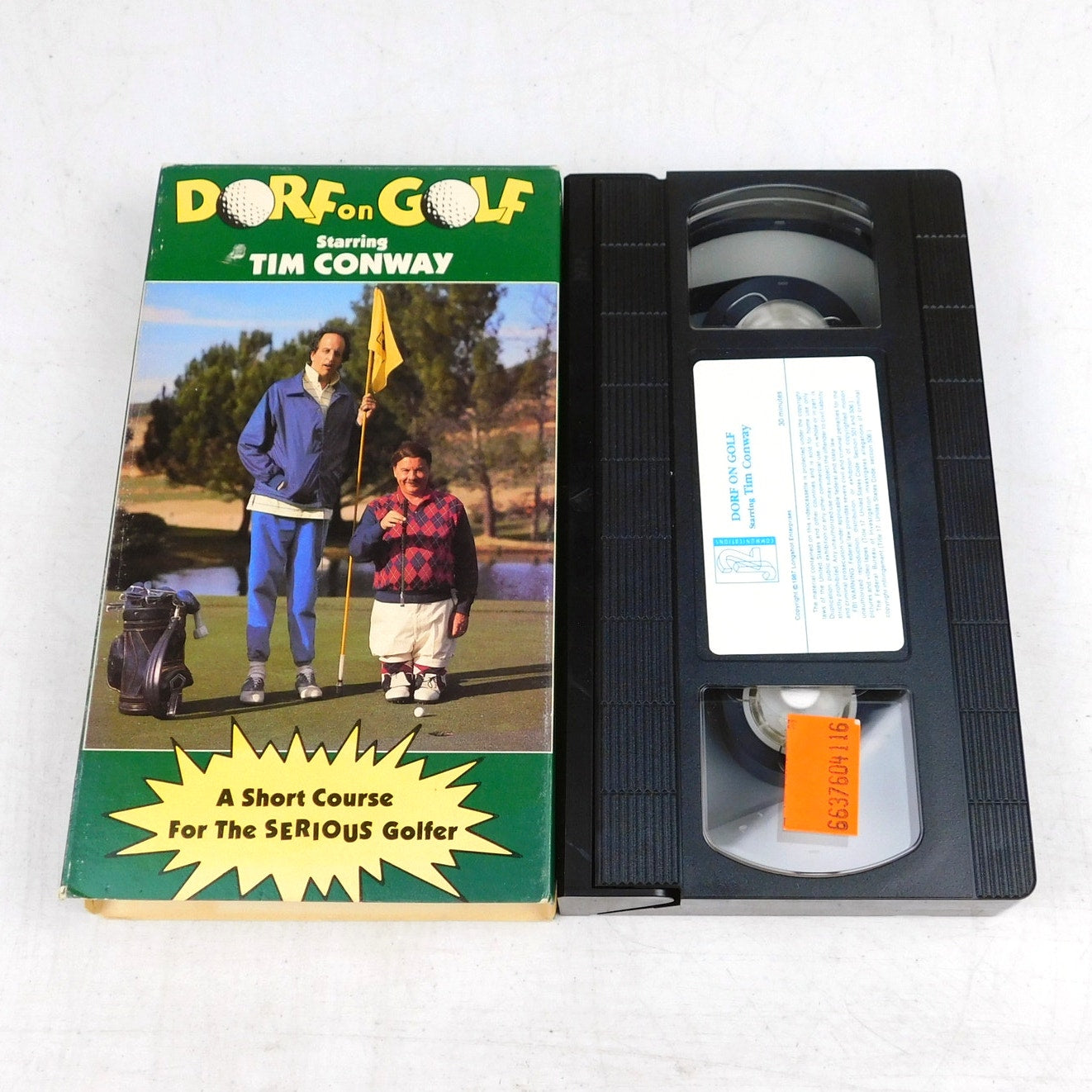 Dorf On Golf VHS Tested Working Tom Conway 1987 J2 Communications