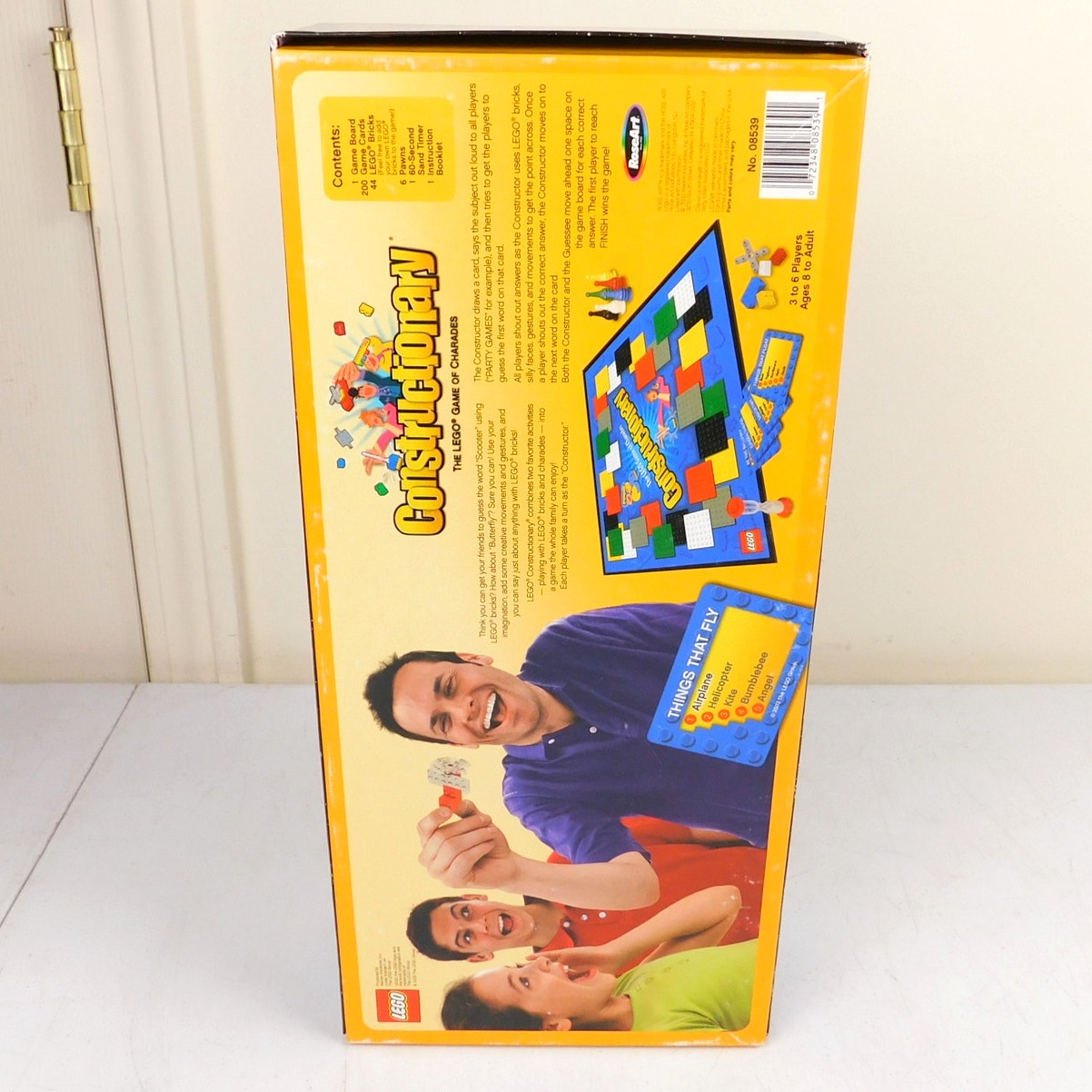 Lego Constructionary Charades Board Game 2003 Complete In Box Roseart 08539