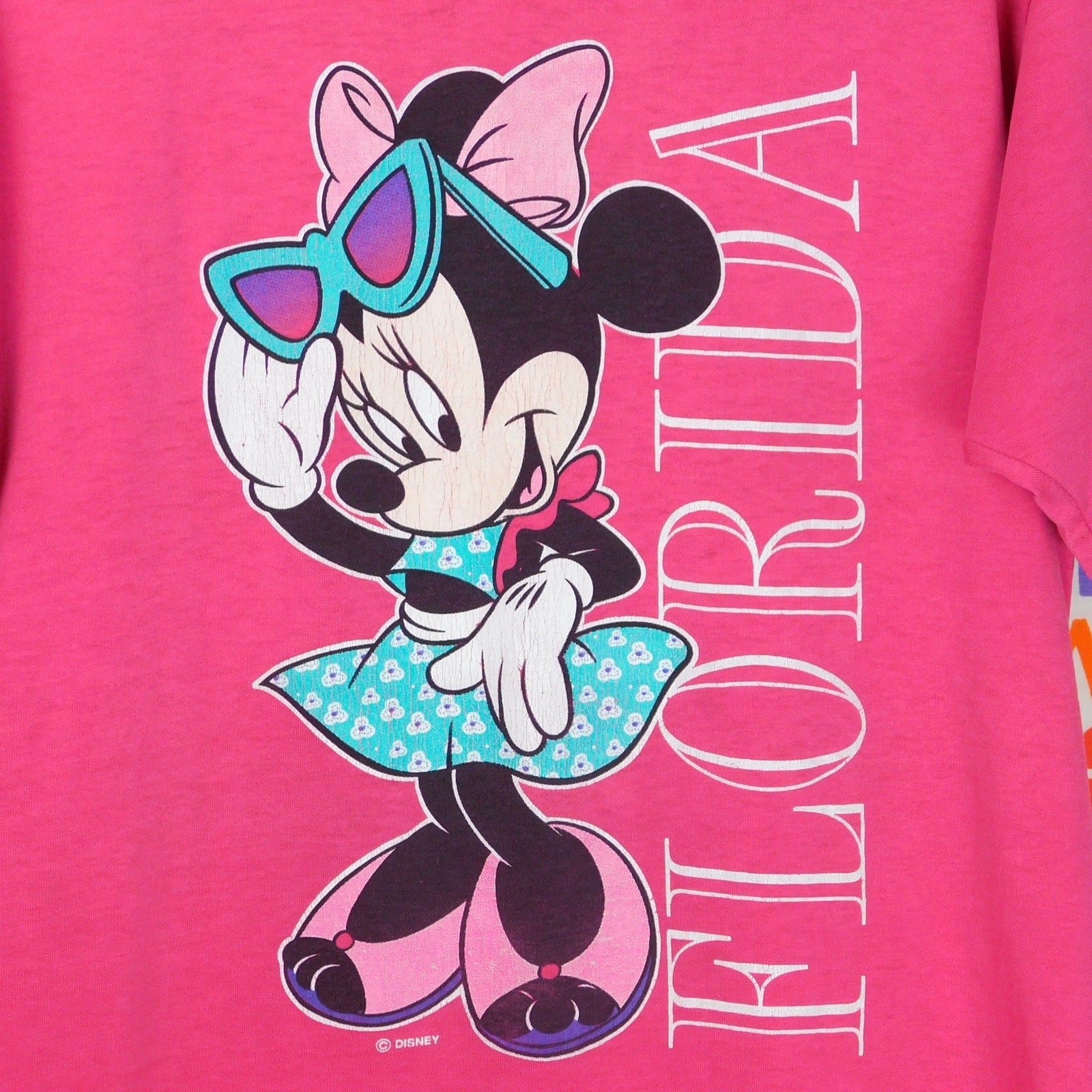 80s Velva Sheen Minnie Mouse Graphic T Shirt - Size M