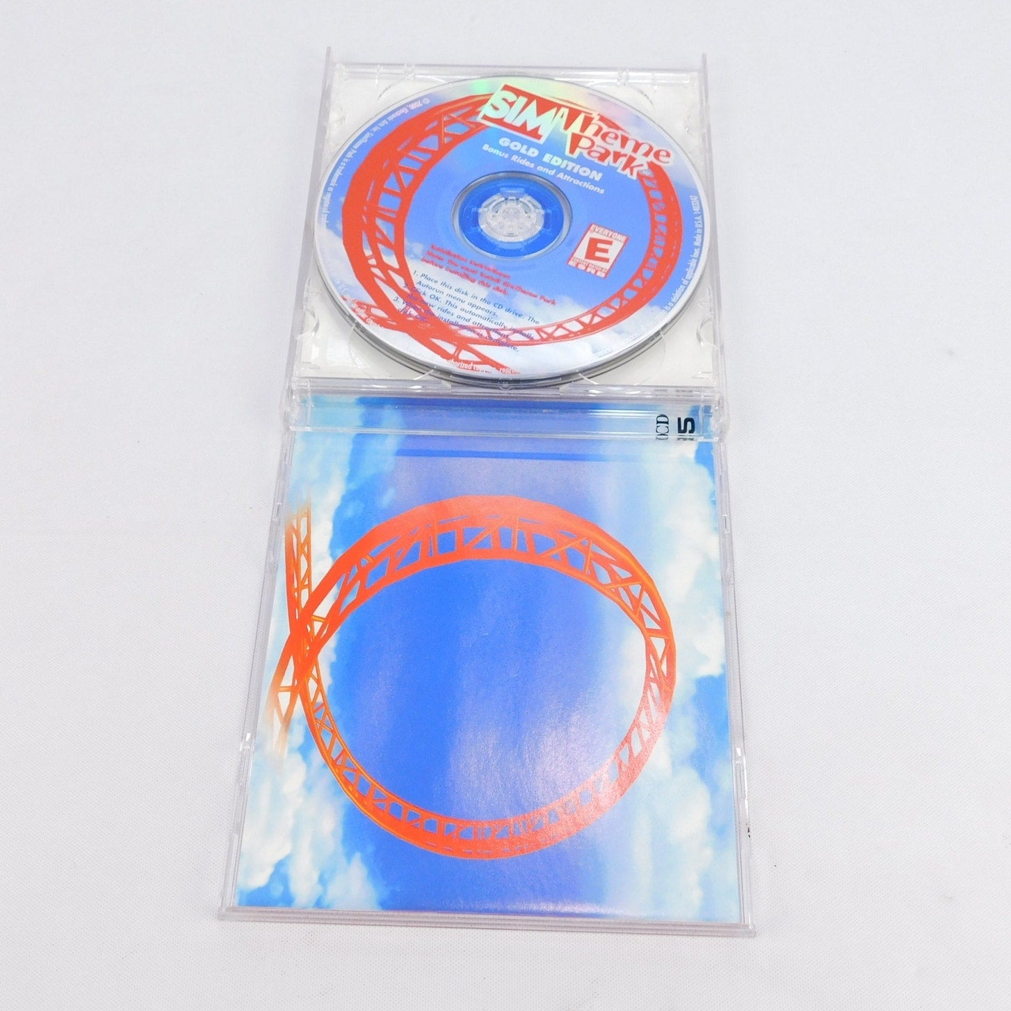 Sim Theme Park Gold Edition PC CD ROM 2 Disc Tested Complete Jewel Case 1999