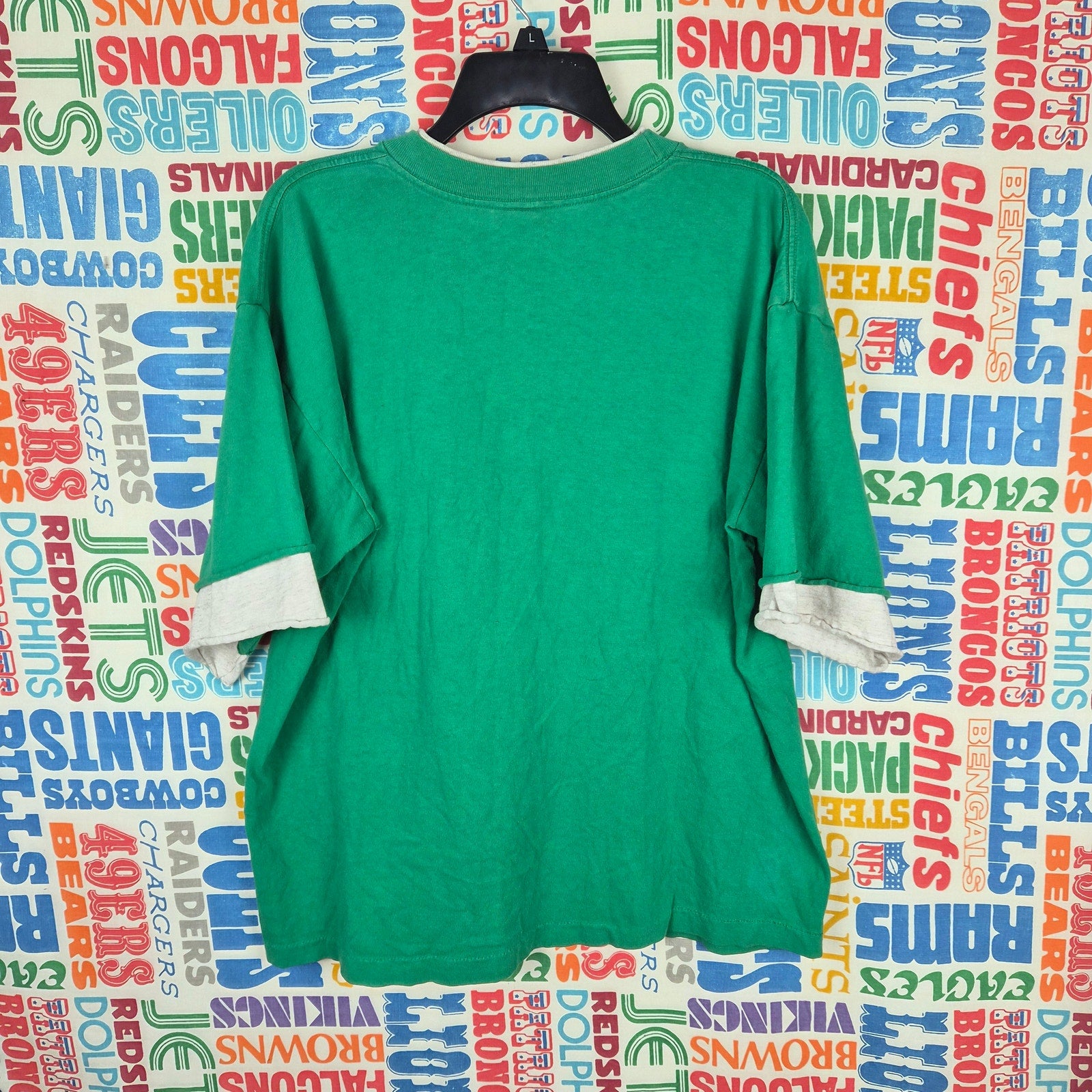 90s Boston Celtics Salem Sportswear Double Layer T Shirt - Size XL