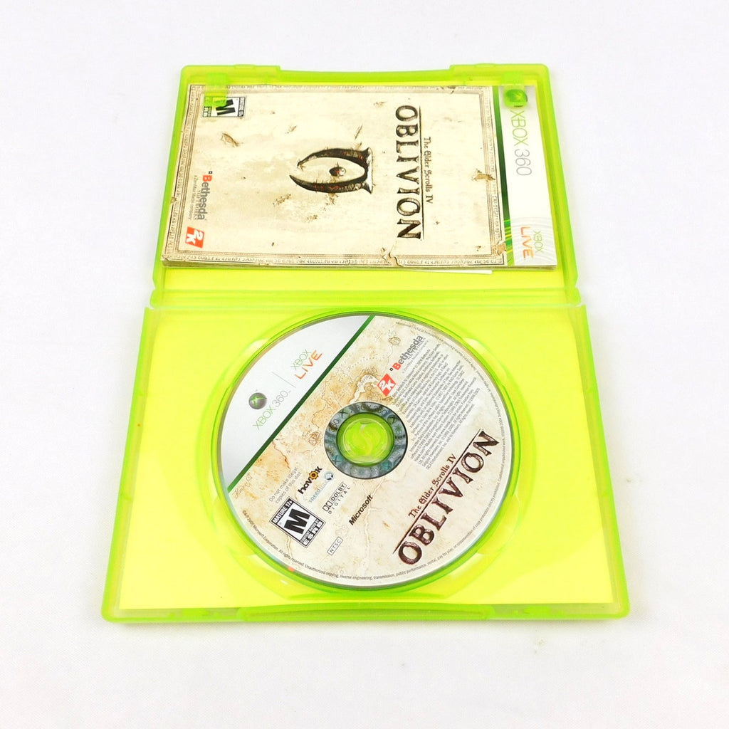 Elder Scrolls IV Oblivion Microsoft Xbox 360 Tested Working Missing Map 2006