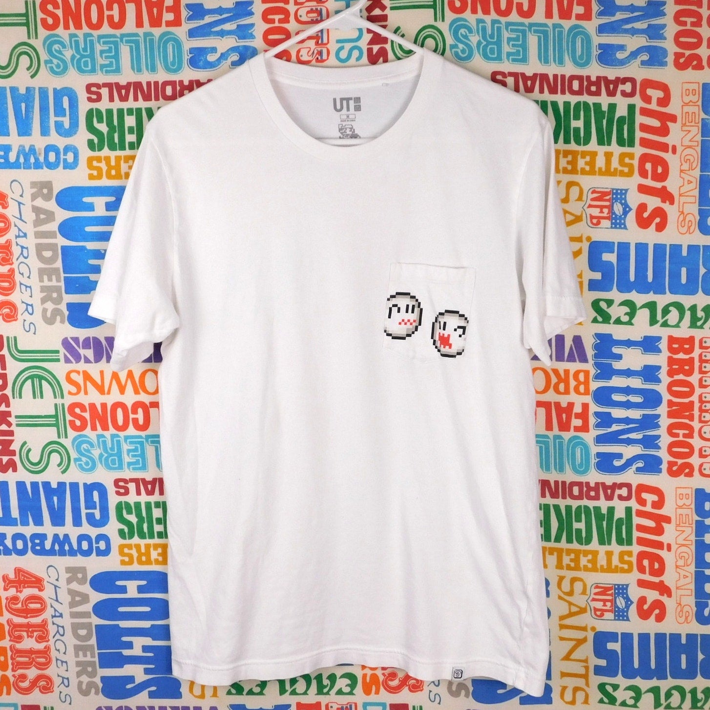 Uniqlo UT Mario Bros Boo Pocket Tee - Size M