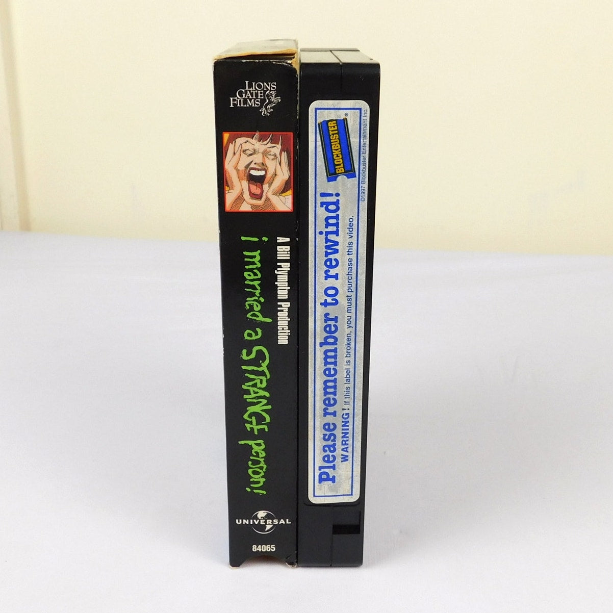 I Married A Strange Person VHS 1997 Tested Bill Plympton Blockbuster
