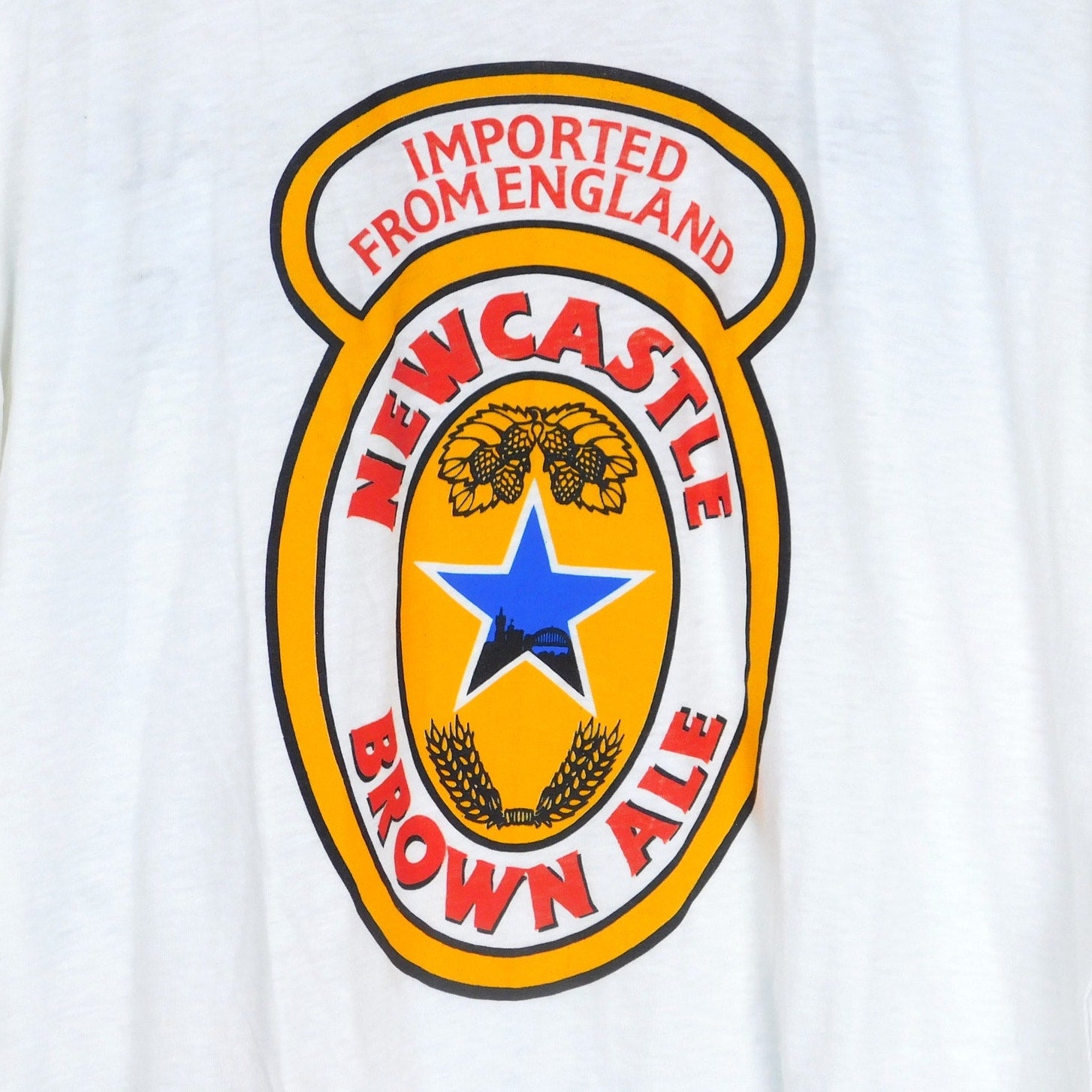 80s Newcastle Brown Ale T Shirt - "Have You Had Your Newkie Today?" - Size XL