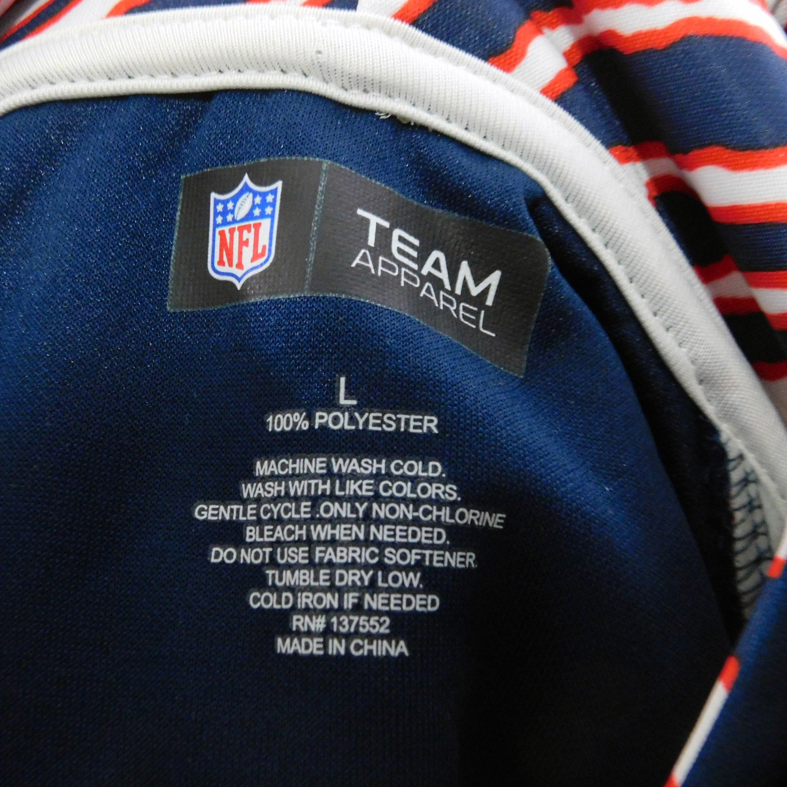 New England Patriots Zubaz Hoodie - Size L - New With Tags