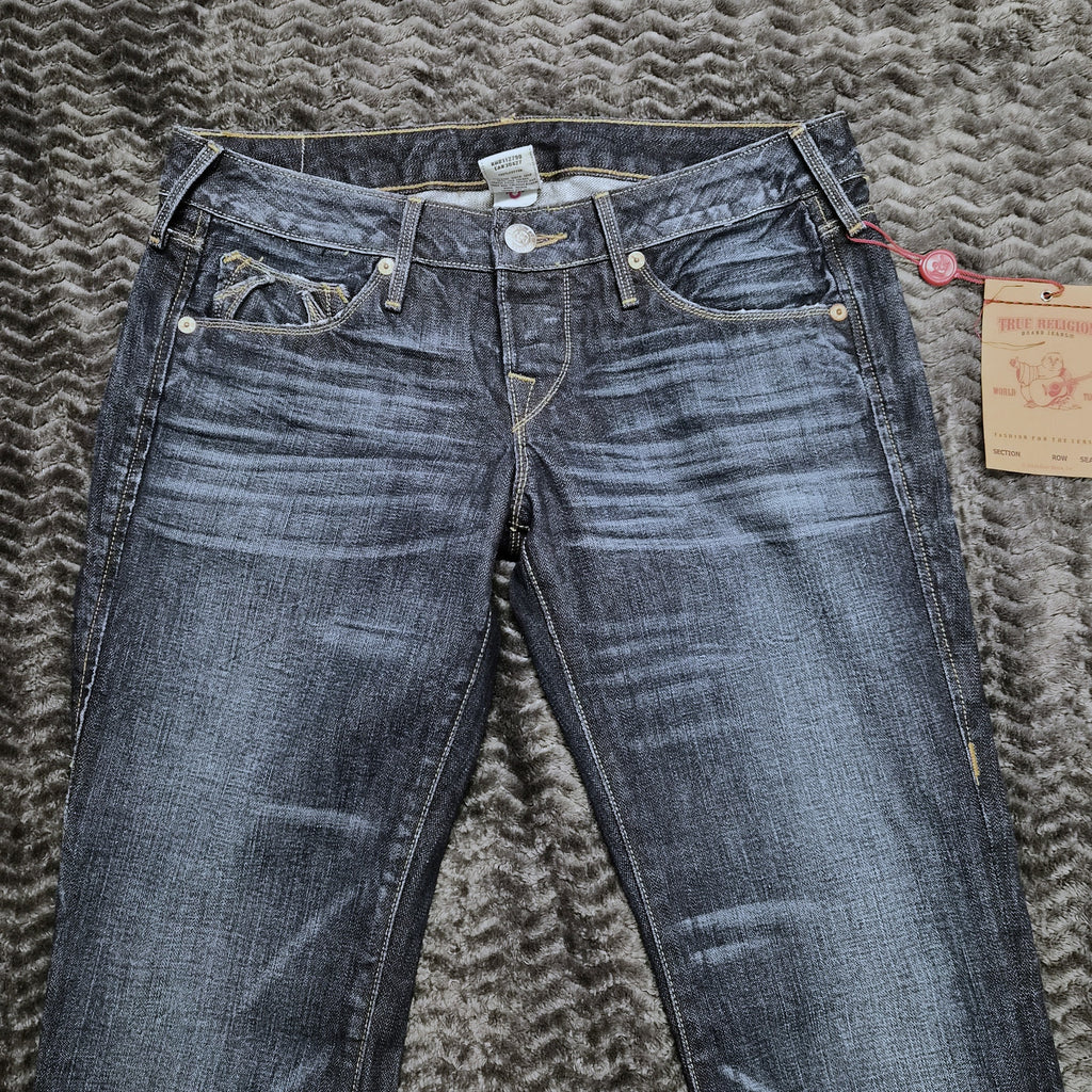 True Religion Gwen Distressed Skinny Jeans - Women's Size 29, NWT