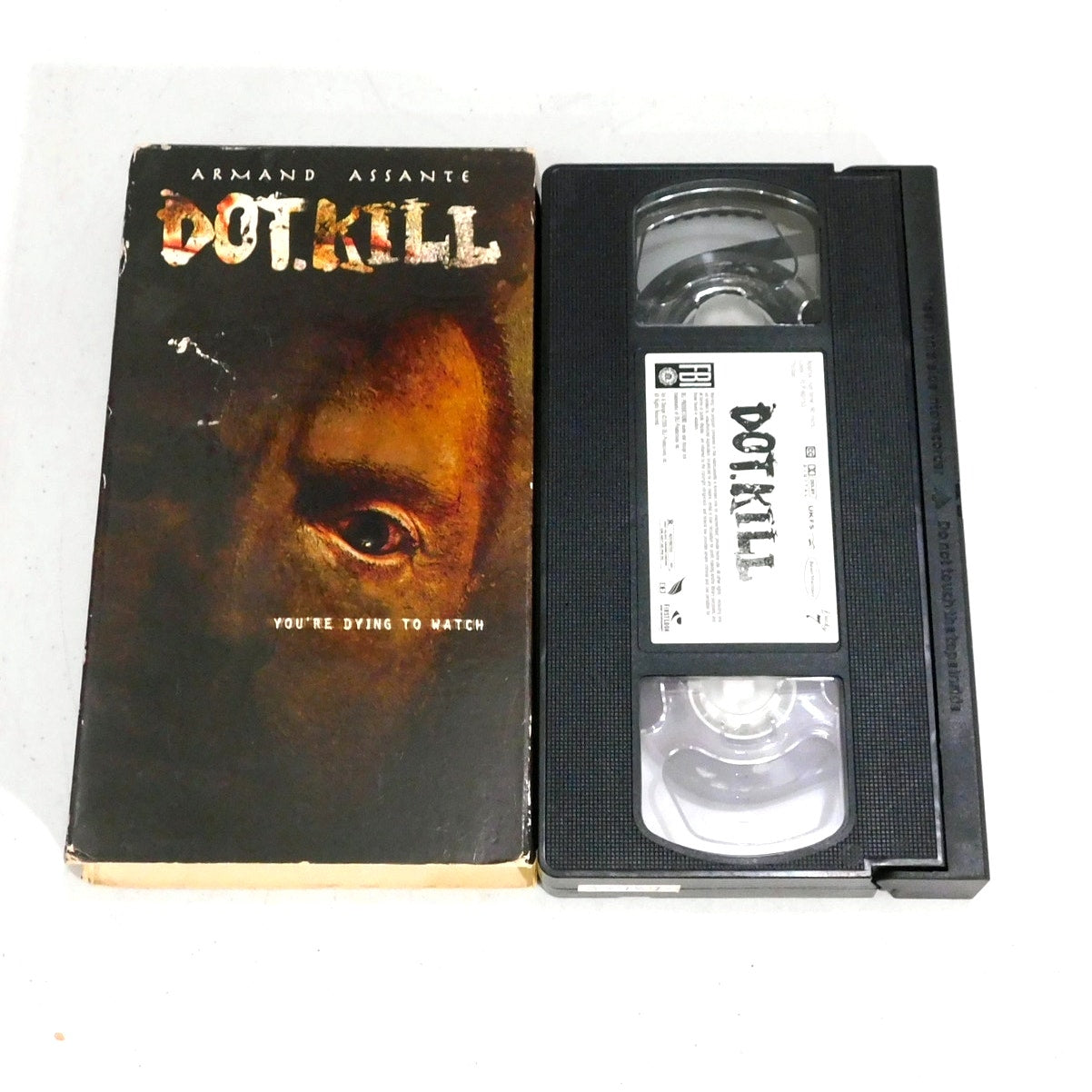 Dot Kill Horror Thriller VHS Tape Tested 2005 Late Release Armand Assante