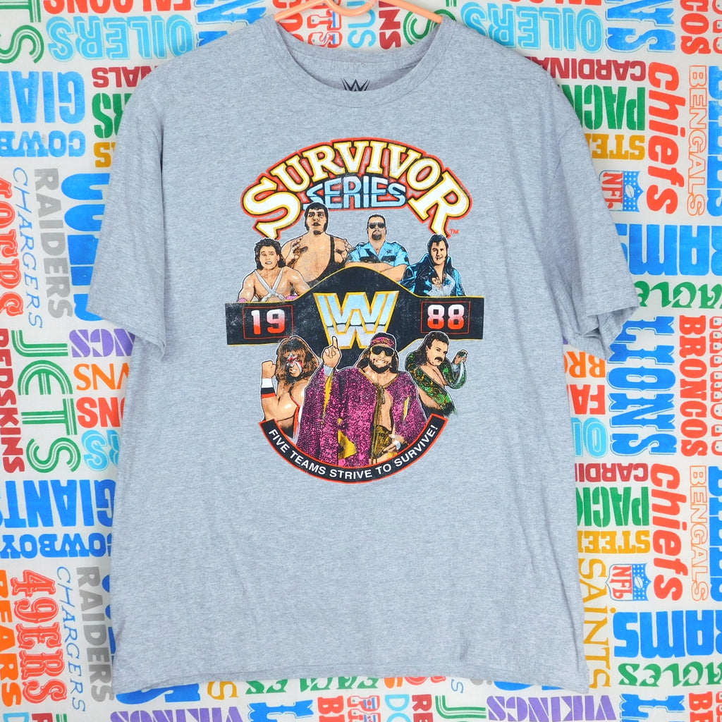 WWE Survivor Series 1988 Graphic T Shirt - Size L