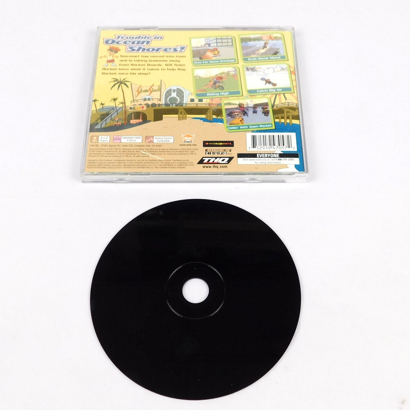 Rocket Power Team Rocket Rescue Sony Playstation 1 PS1 Tested Complete Greatest Hits 2001