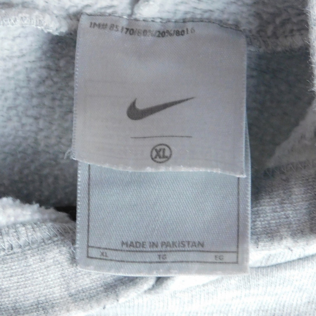 Y2K Nike Silver Tag Slanted Box Logo Hoodie - Size XL