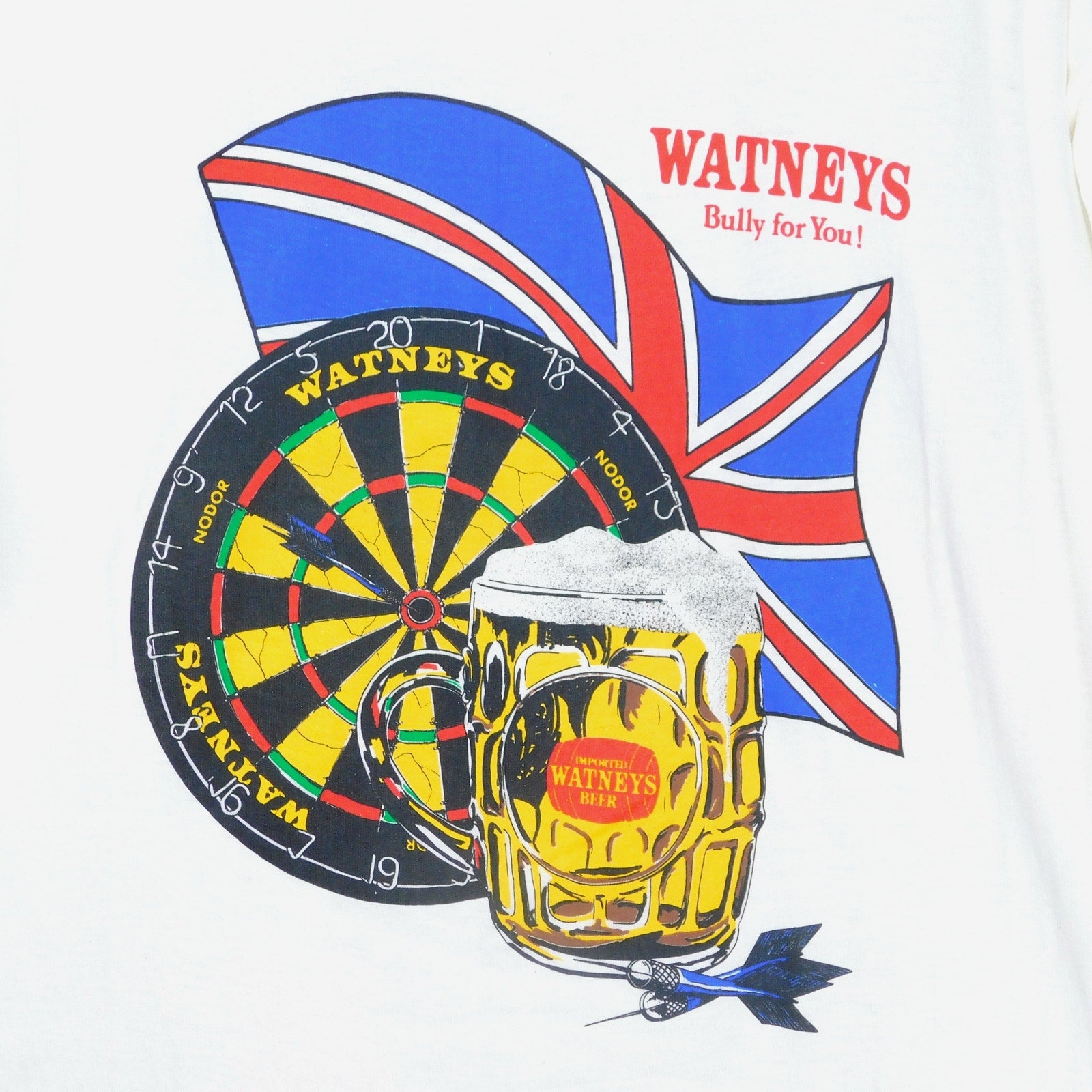 90s Watney's Beer Graphic T Shirt - Size XL