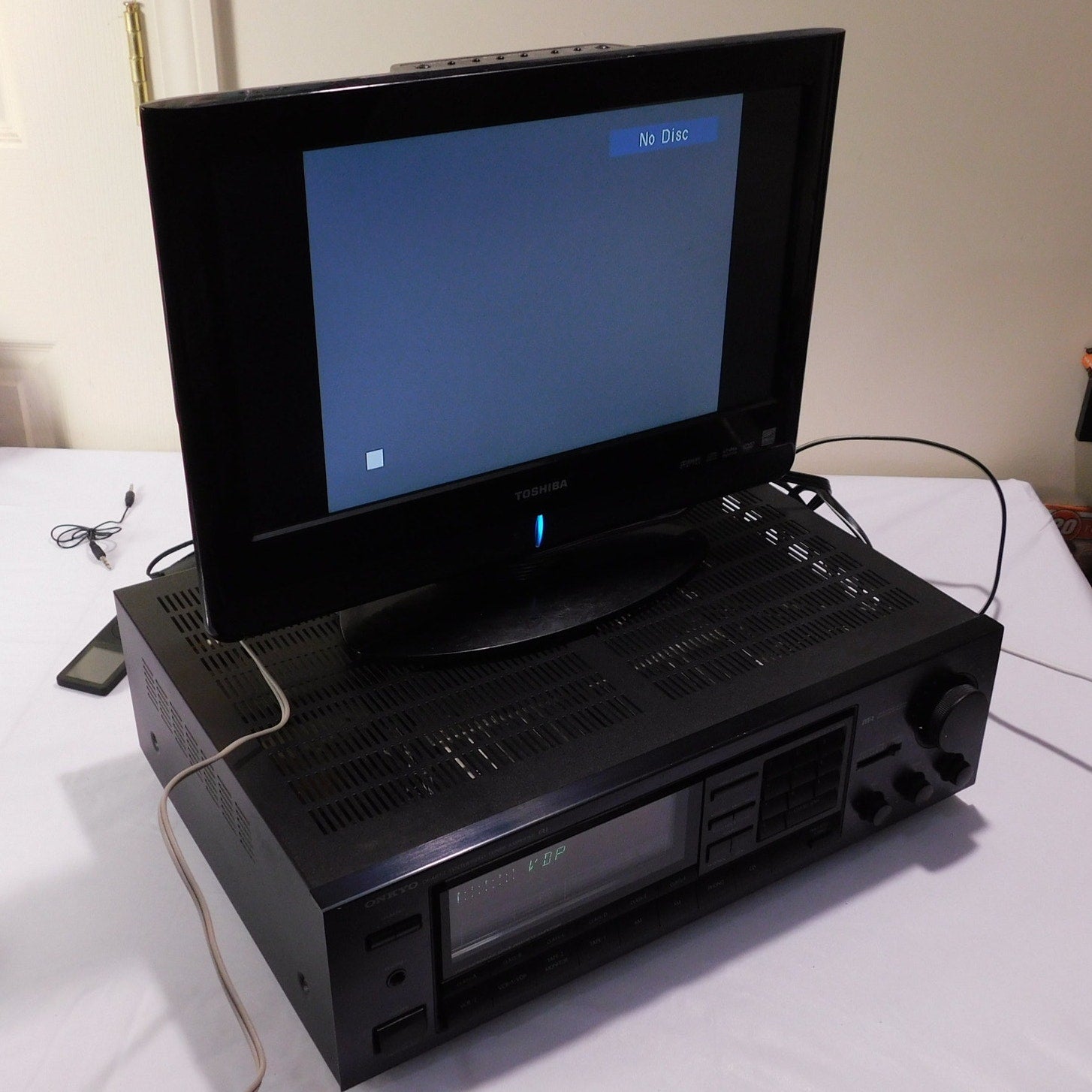 Onkyo TX-844 Quartz Synthesized Tuner Amplifier Fully Tested No Remote 90s