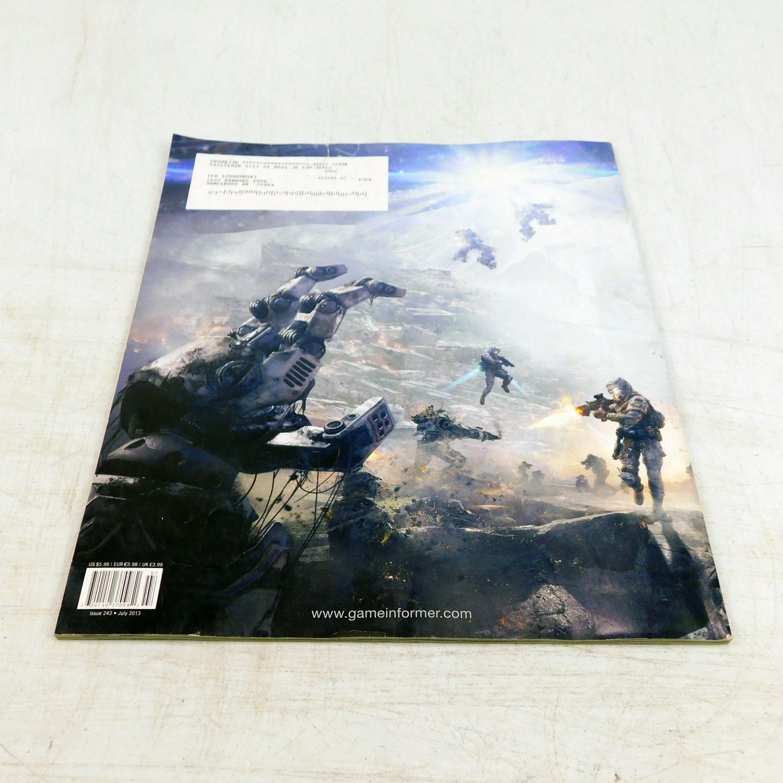 Game Informer Magazine Issue 243 July 2013 Titanfall Cover