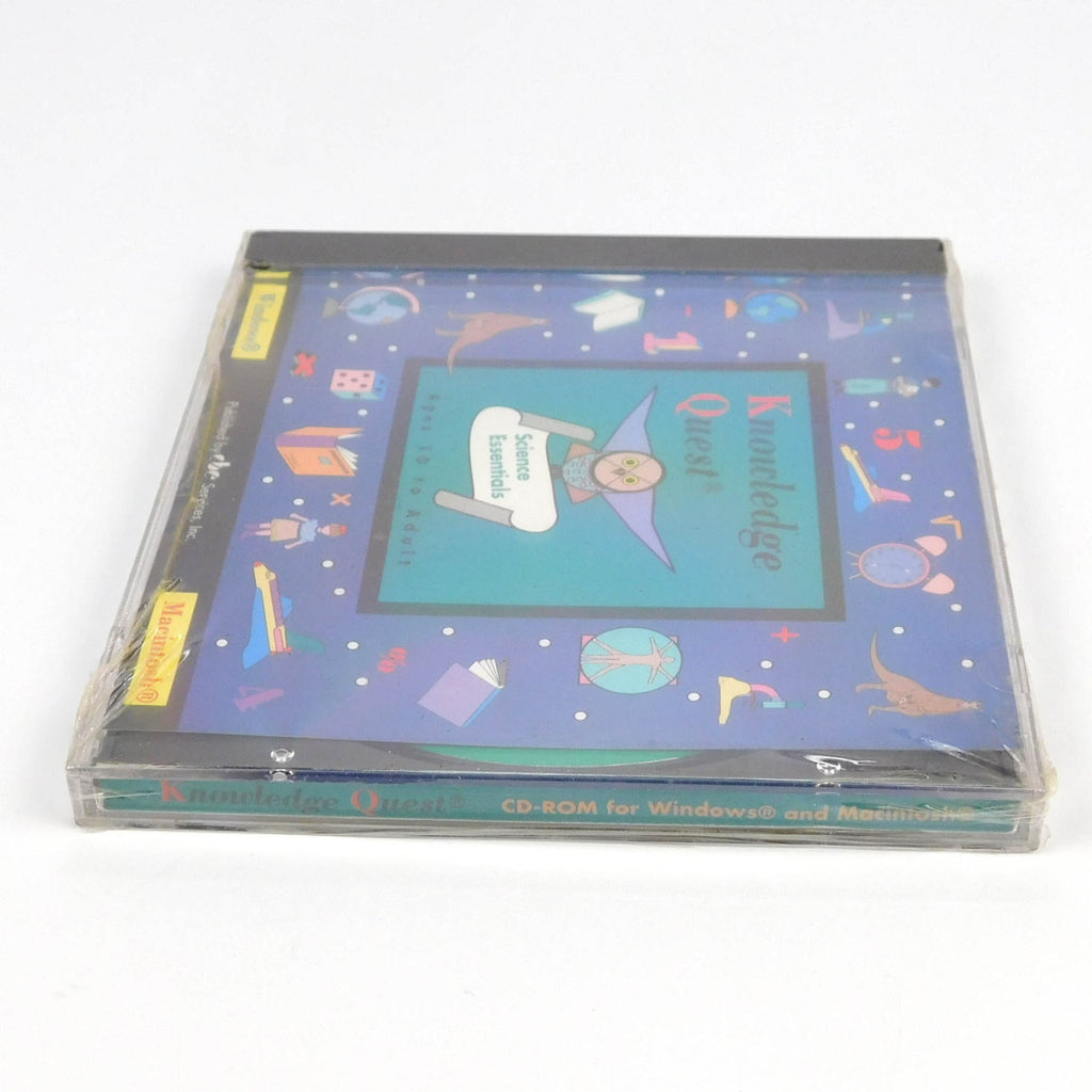 Knowledge Quest Science Essentials PC Windows Mac CD-ROM Sealed Educational 1996