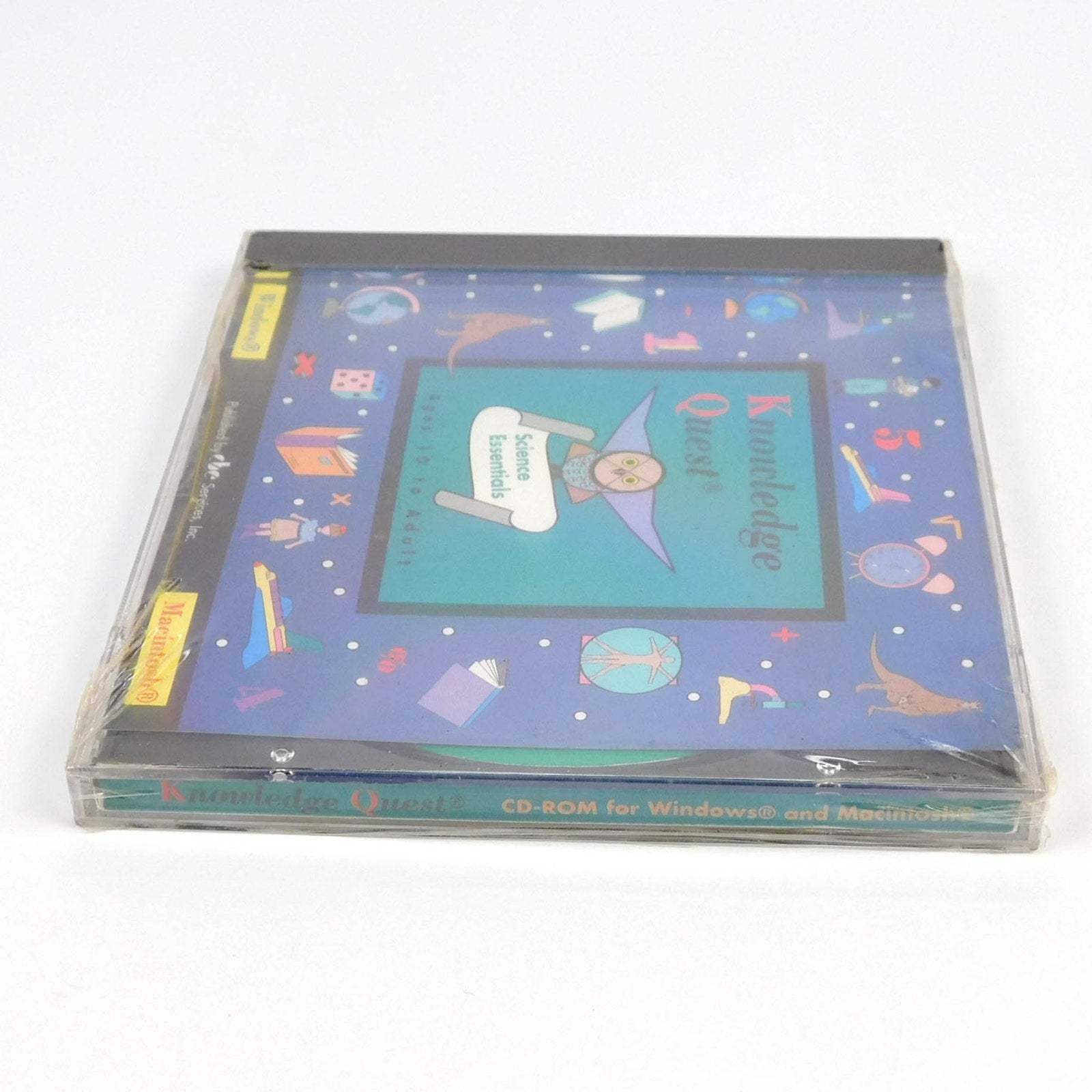 Knowledge Quest Science Essentials PC Windows Mac CD-ROM Sealed Educational 1996
