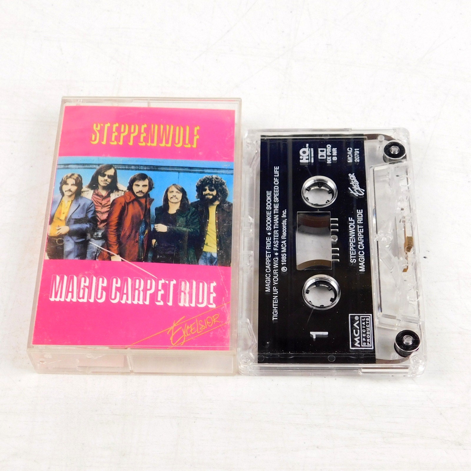 Steppenwolf Magic Carpet Ride Cassette Tested 1985 MCA Records MCAC 20791