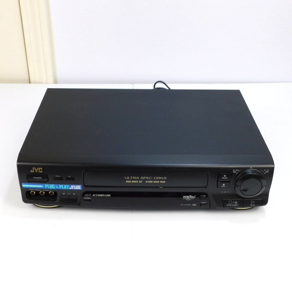 JVC HR-VP638U VCR VHS Player Recorder Tested Working No Remote 4 Head Hi-Fi