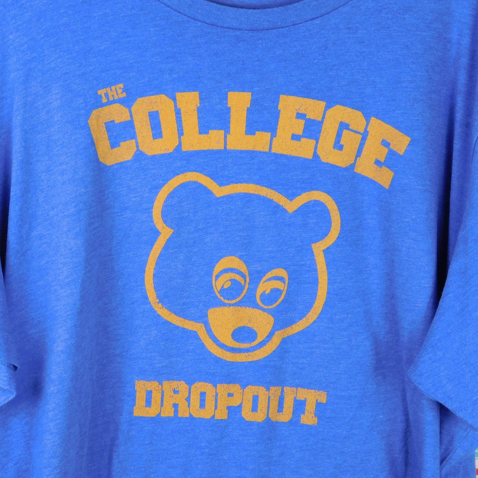 Kanye West College Dropout Bear Graphic T Shirt - Size 2XL