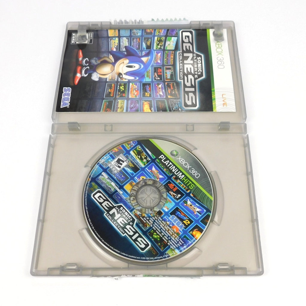 Sonic's Ultimate Genesis Collection Microsoft Xbox 360 Complete CIB Tested 2009