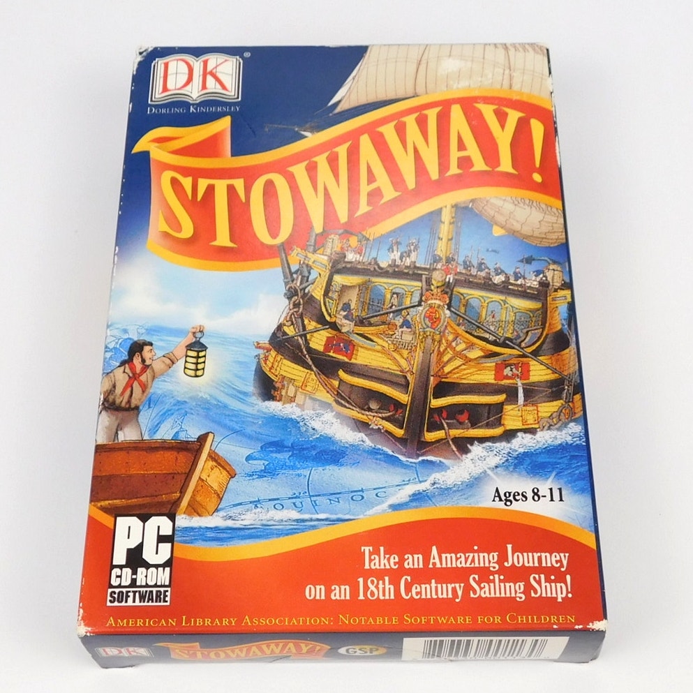DK Stowaway! PC CD-ROM Sealed Small Box Educational Adventure 2007 Edition