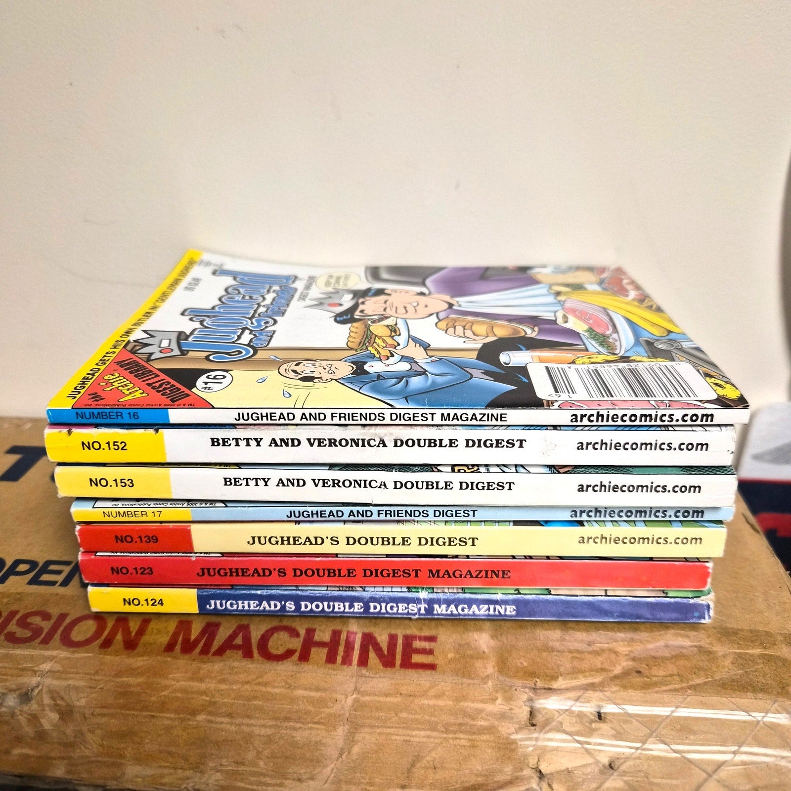Archie Comics Digest Lot of 7 Mid 2000s Jughead Betty Veronica Double