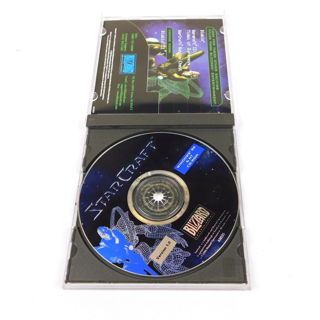 Starcraft PC CD ROM Game Tested Working 1995 Complete In Jewel Case Version 1.0