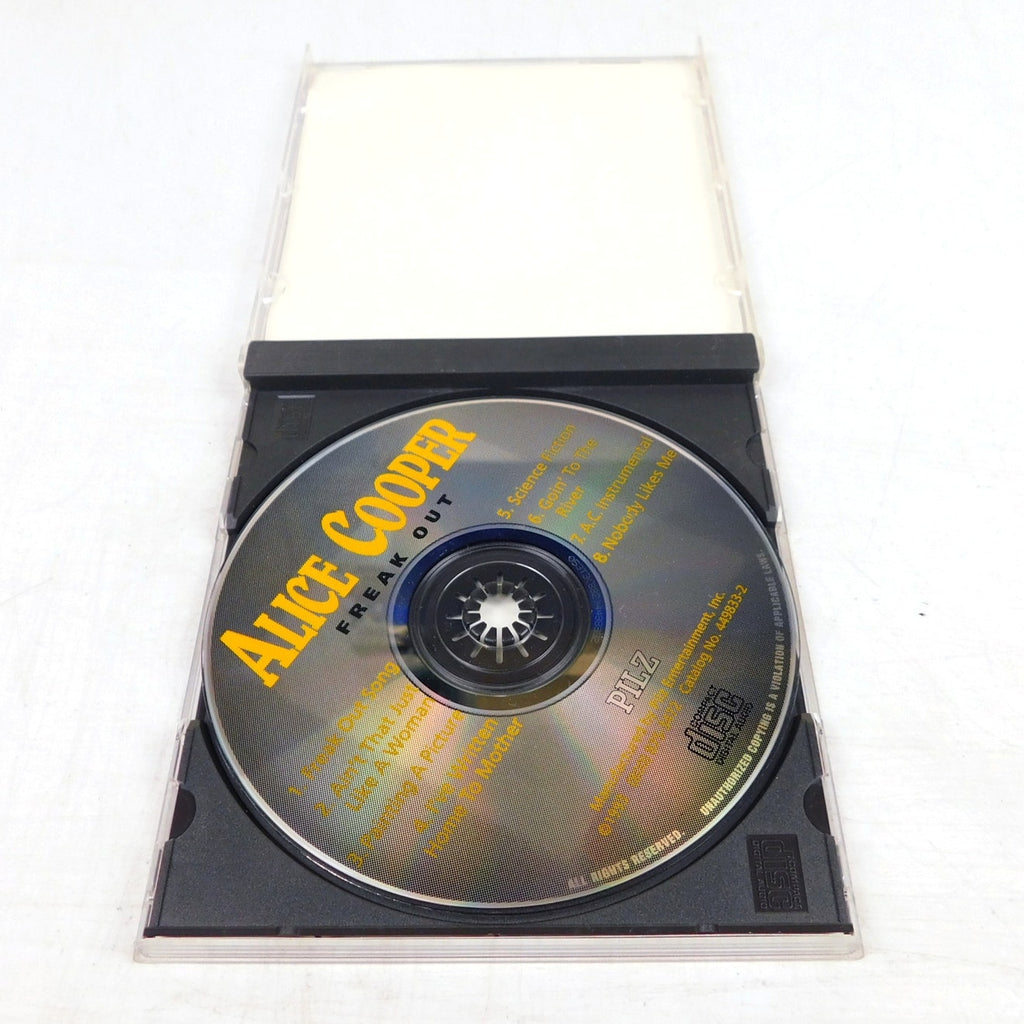 Alice Cooper Freak Out CD Tested 1993 Pilz Entertainment 449833-2