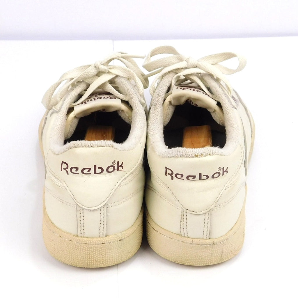 Vintage 90s Reebok Club C Sneakers Size Men's 11.5 Soft Leather White Beige