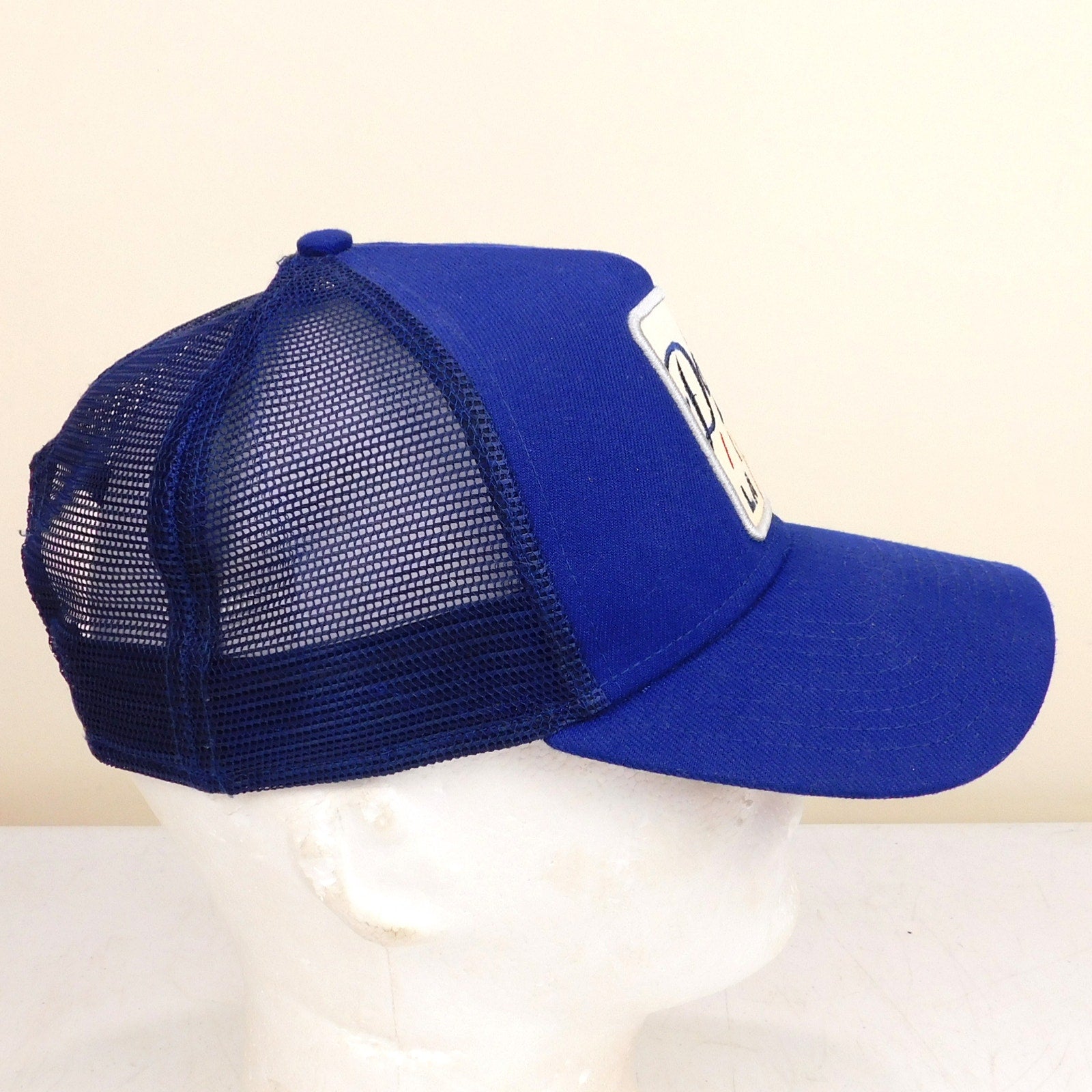 New Era 9Forty LA Dodgers Logo Patch Trucker Hat - Adjustable