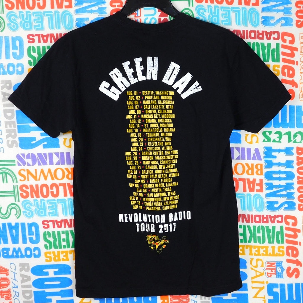 Green Day Revolution Radio Tour 2017 T Shirt - Size S