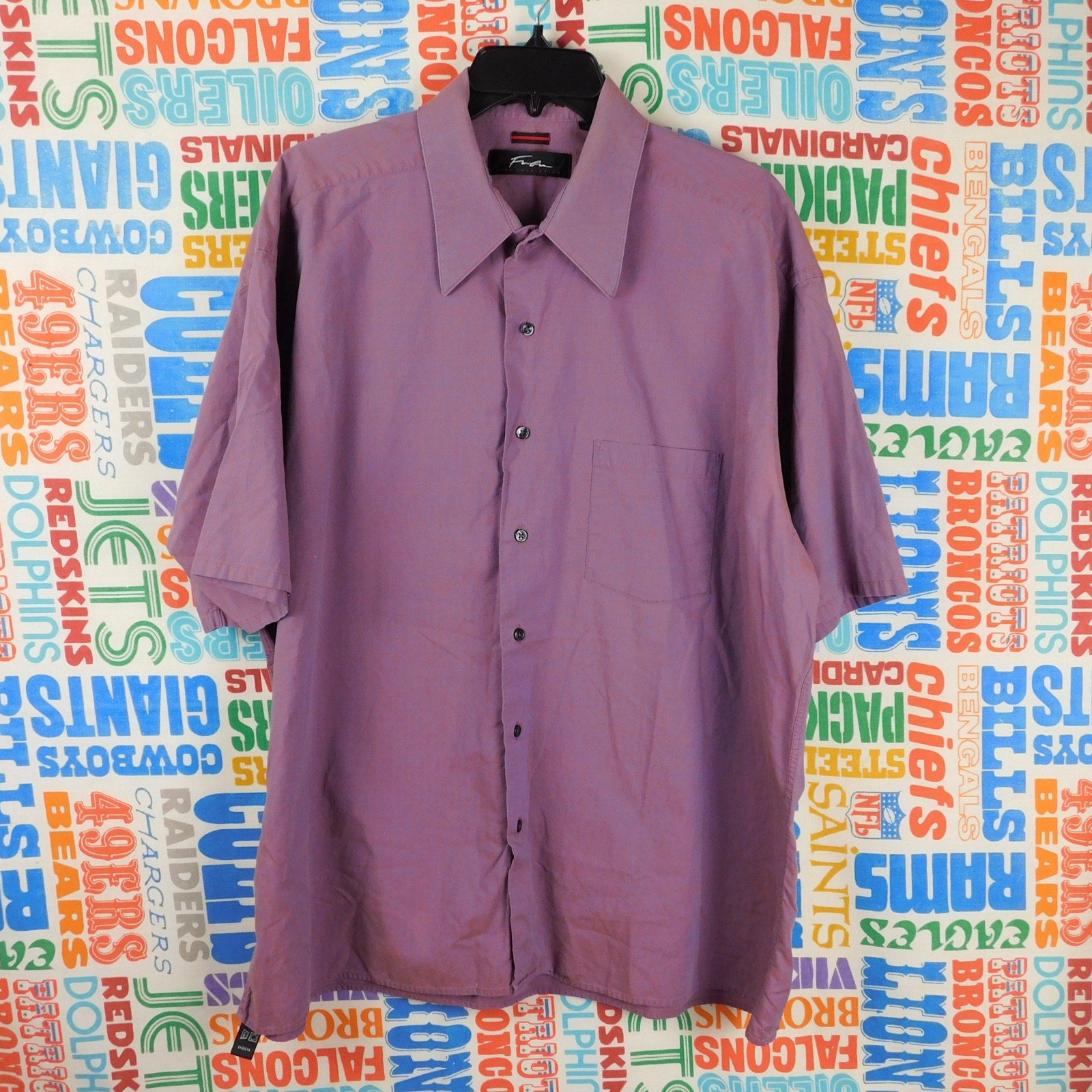 90s/Y2K FUBU Collection Short Sleeve Button Up Shirt - Size XL