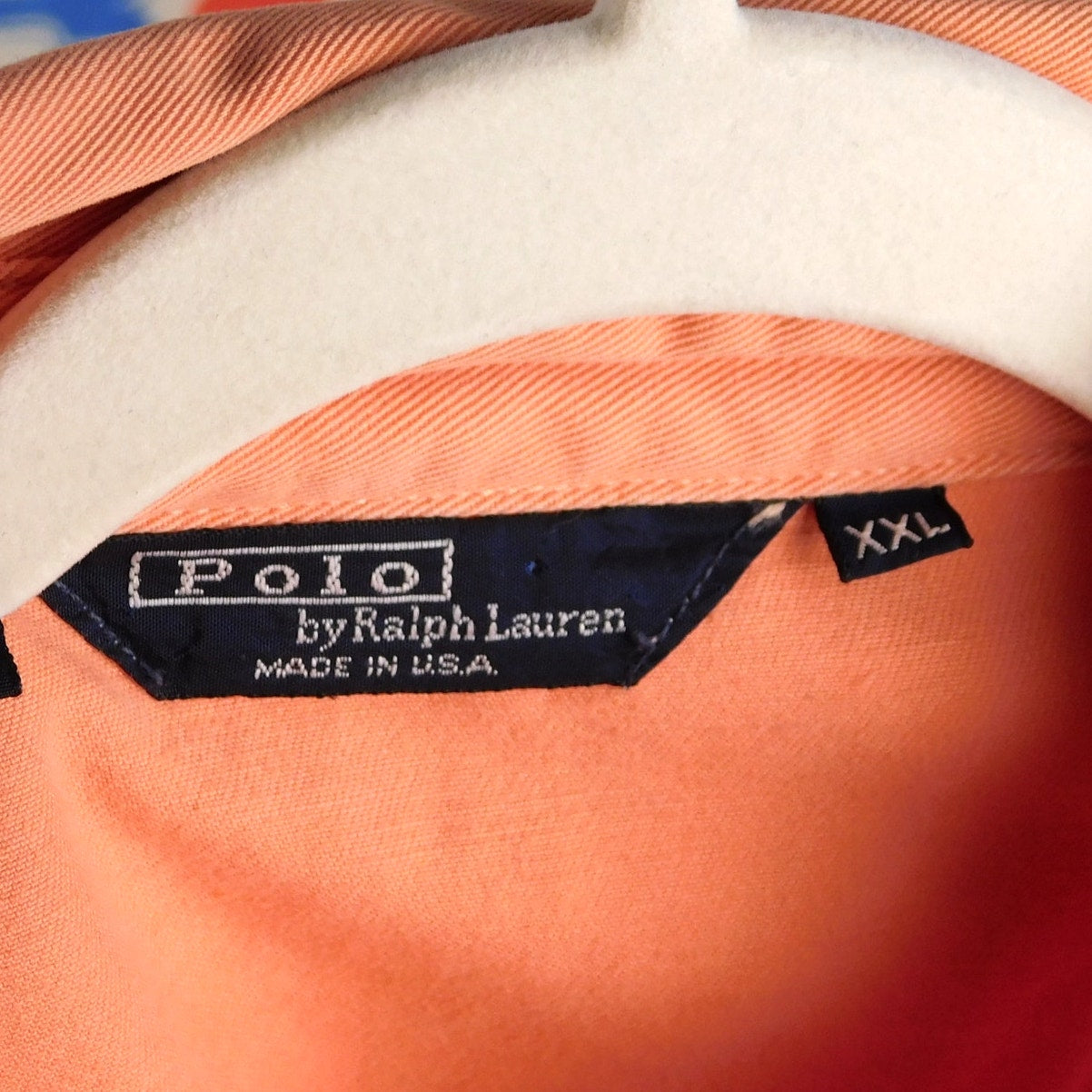 90s Polo Ralph Lauren Salmon Peach Bomber Jacket - Size 2XL