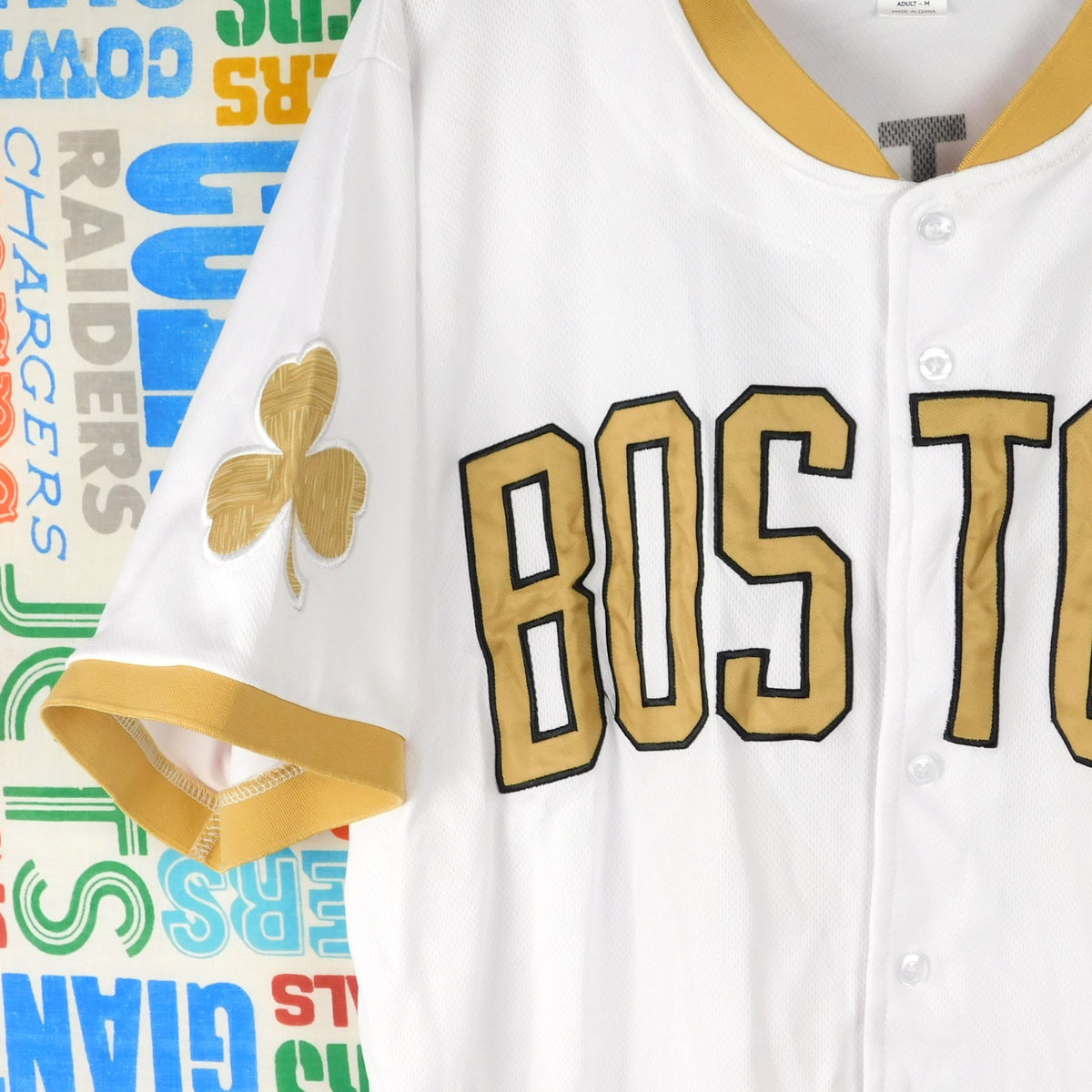 Boston Red Sox Celtics Banner 18 Promo Jersey - Size M