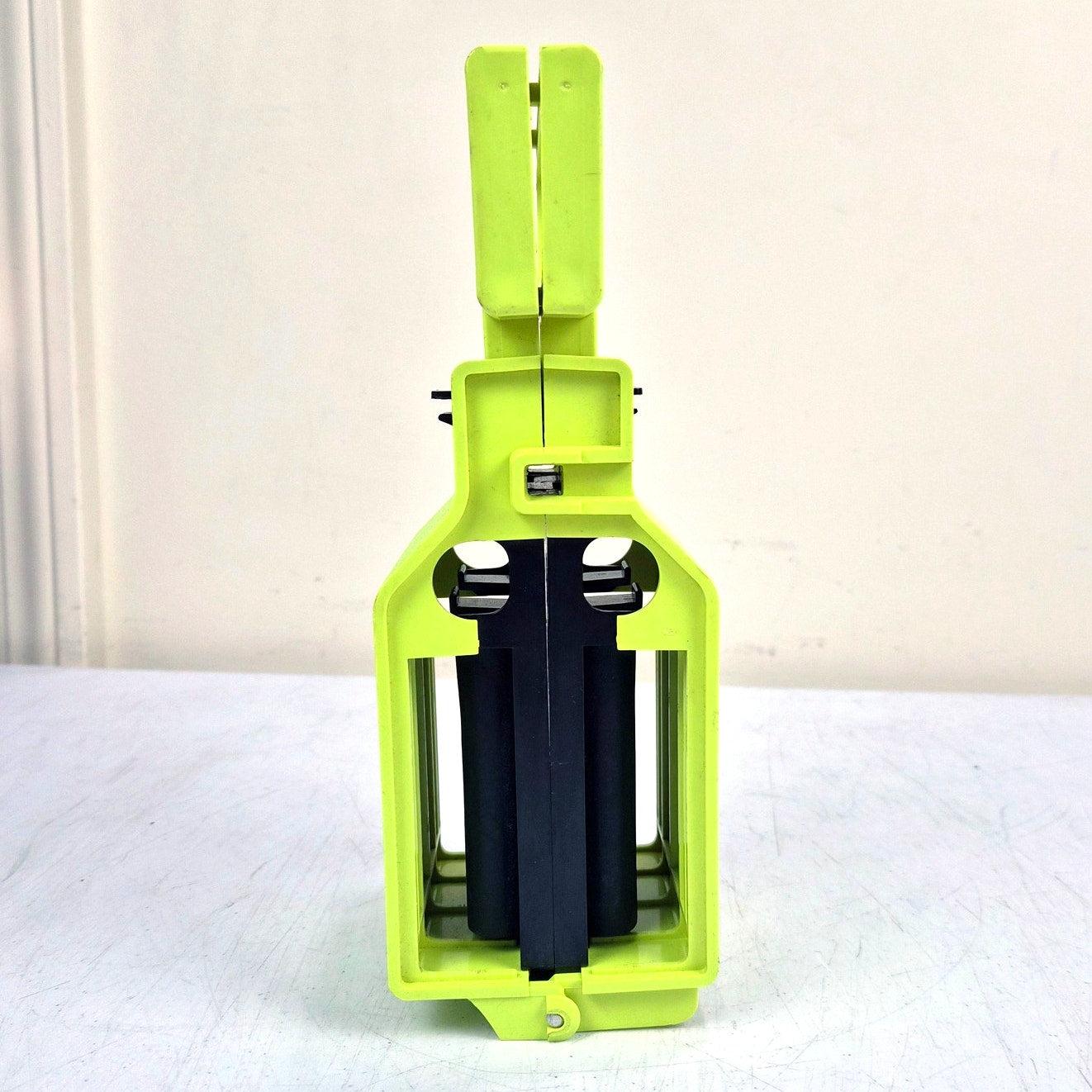 Vintage Ski Tote Locking Ski Transport Carrier System Handled Neon Green Black