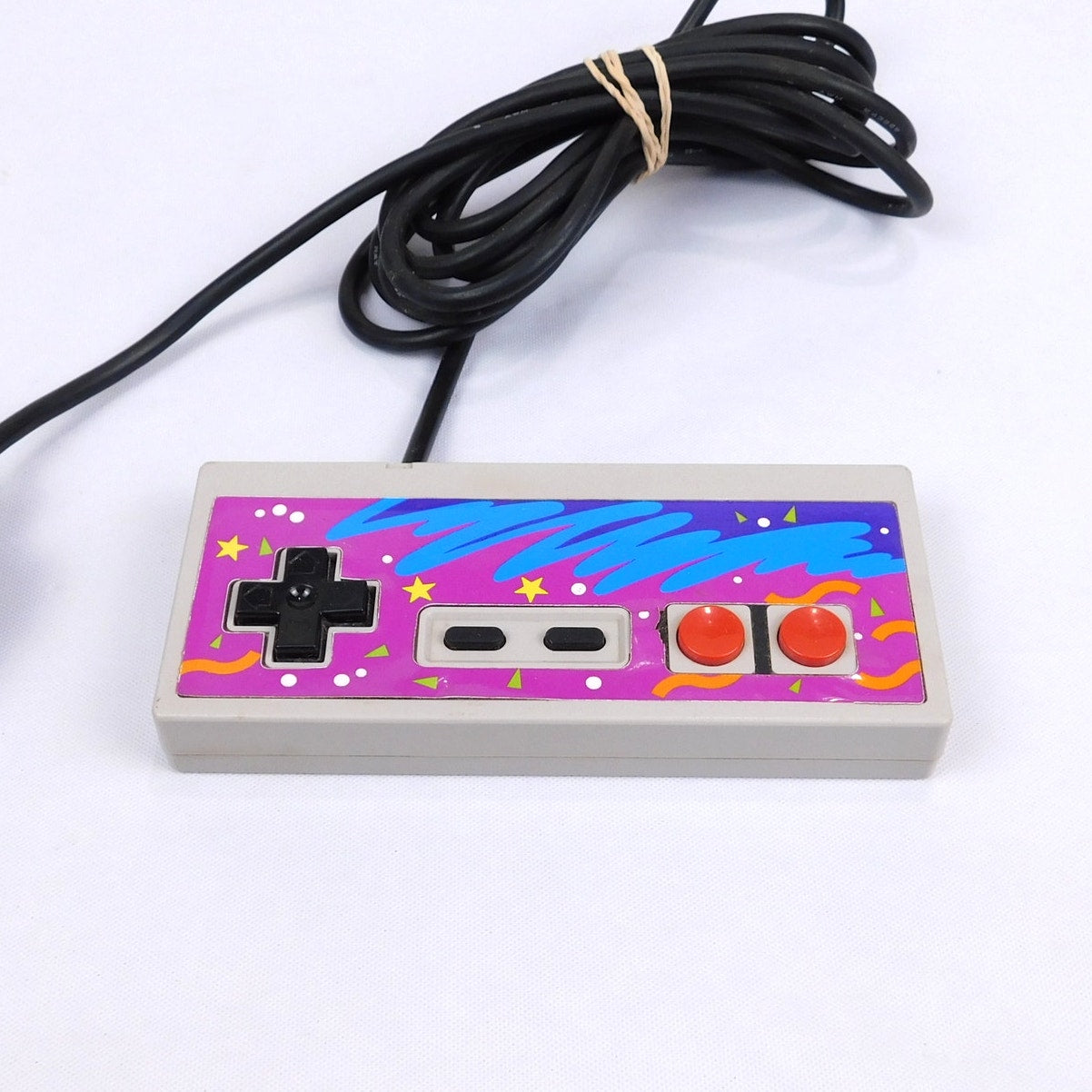NES Controller NES-004 Fully Tested Working Nintendo Power Overlay Sticker