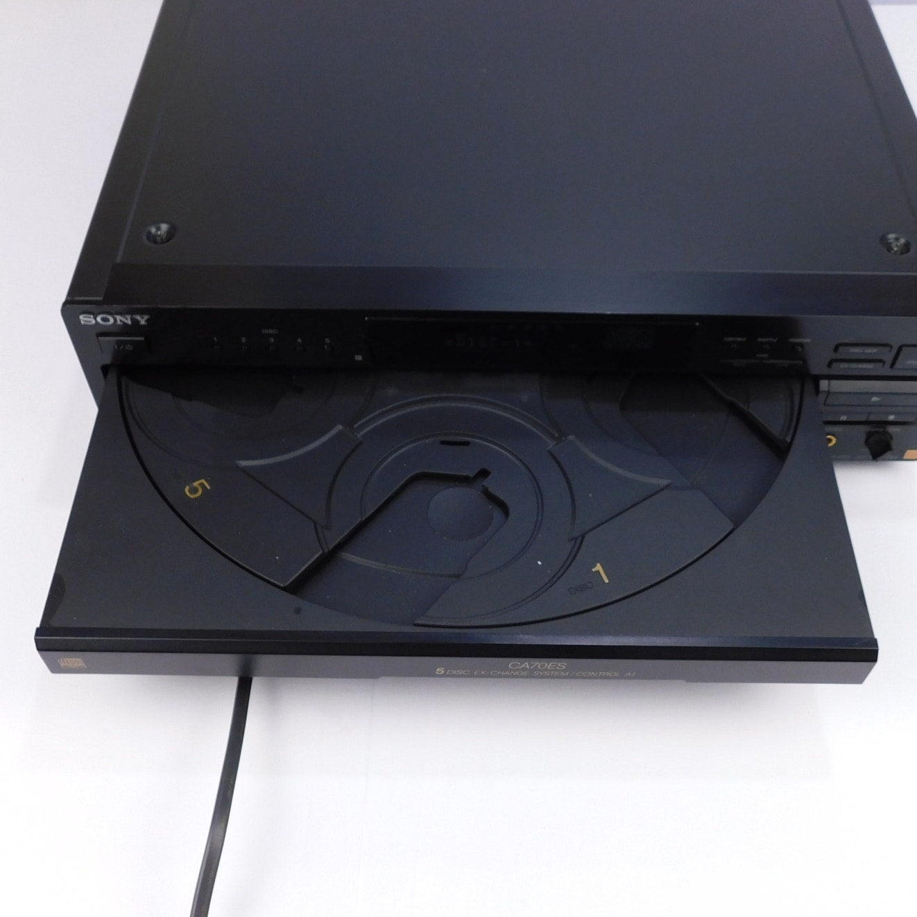 Sony CDP-CA70ES CD Player 5 Disc Carousel Fully Tested Working w/ Remote 1999