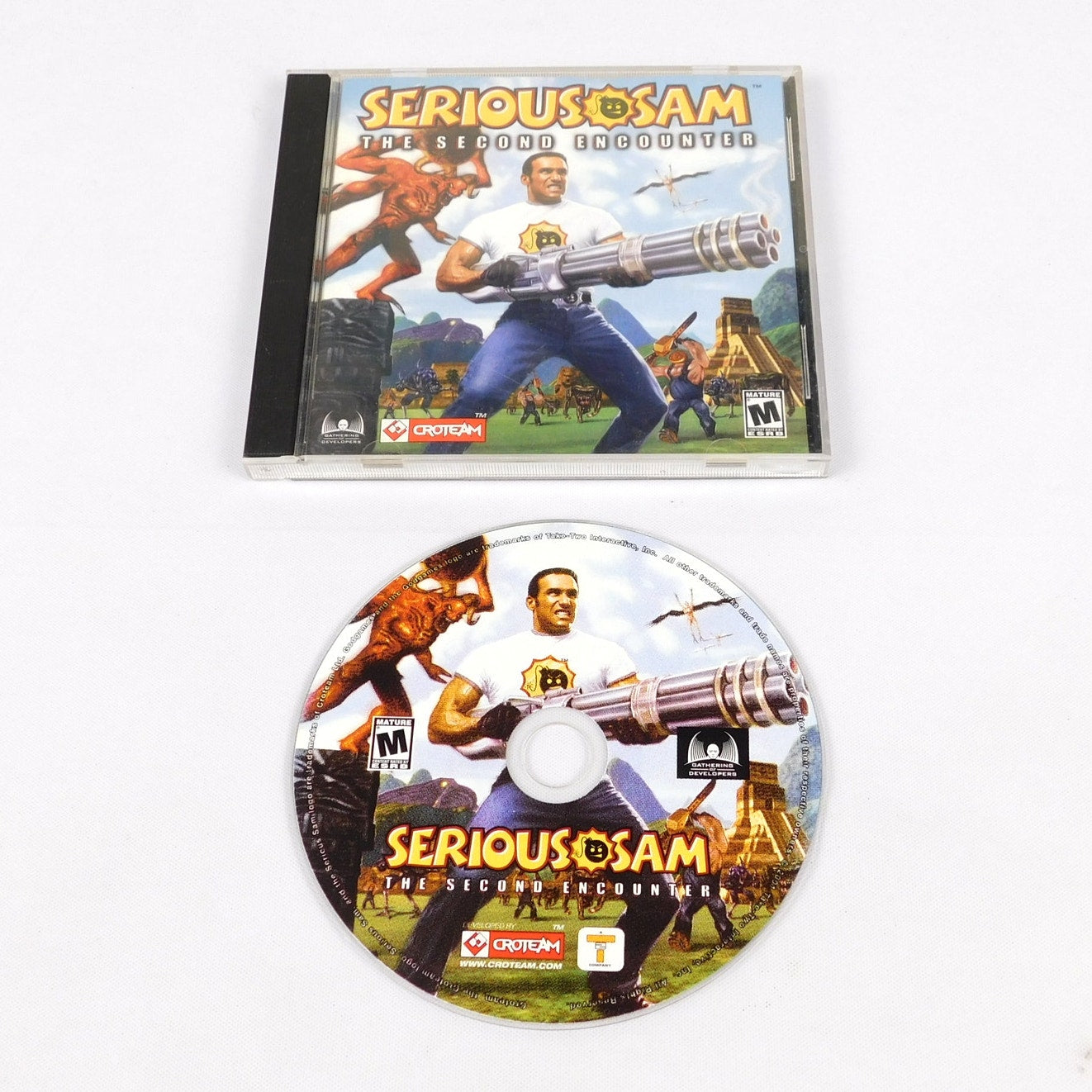 Serious Sam The Second Encounter PC CD ROM Tested 2001 Complete Jewel Case