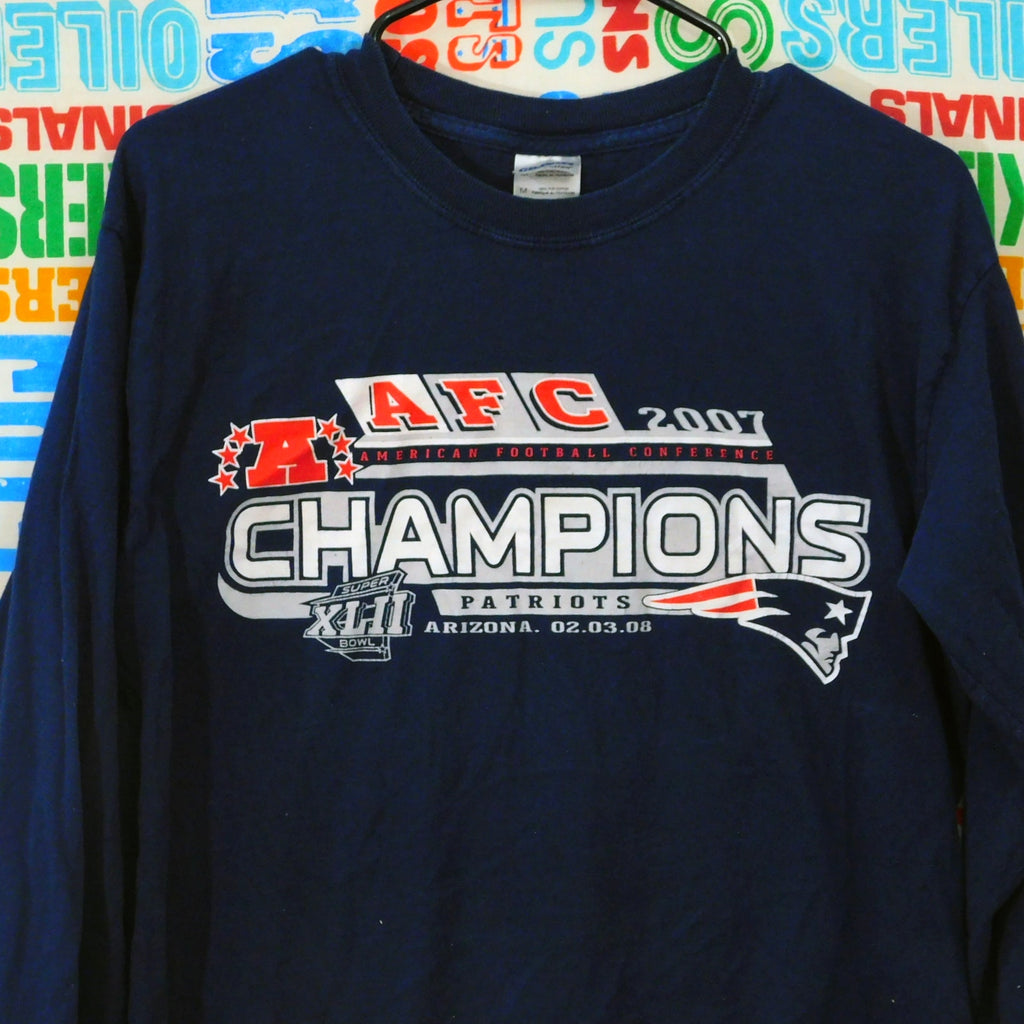 New England Patriots 2007 AFC Champions Hoodie - Size M
