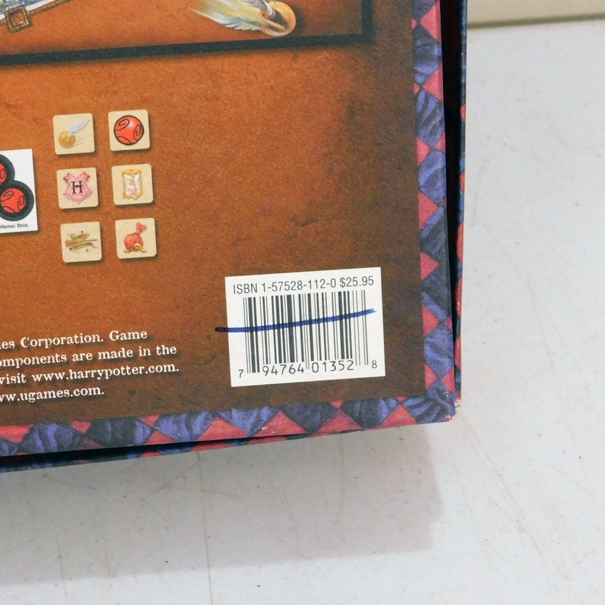 Harry Potter Quidditch Board Game 2000 Complete Except Instructions